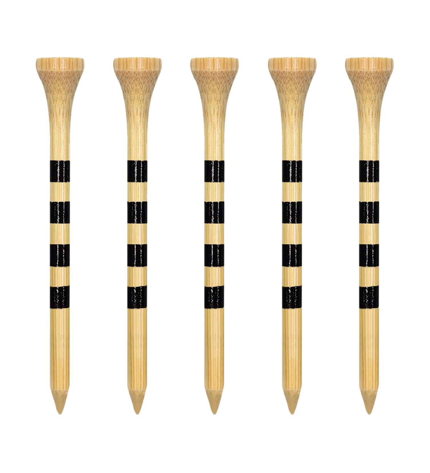 Zivisk Wooden Golf Tees 3-1/4" 2-3/4" 2-1/8" 1-1/2" Available 100 Count Bamboo Tee Golf (Natural Color White Black Green Blue Red Pink) 2 3/4 inch Natural Color - Buy Online on GoSupps.com