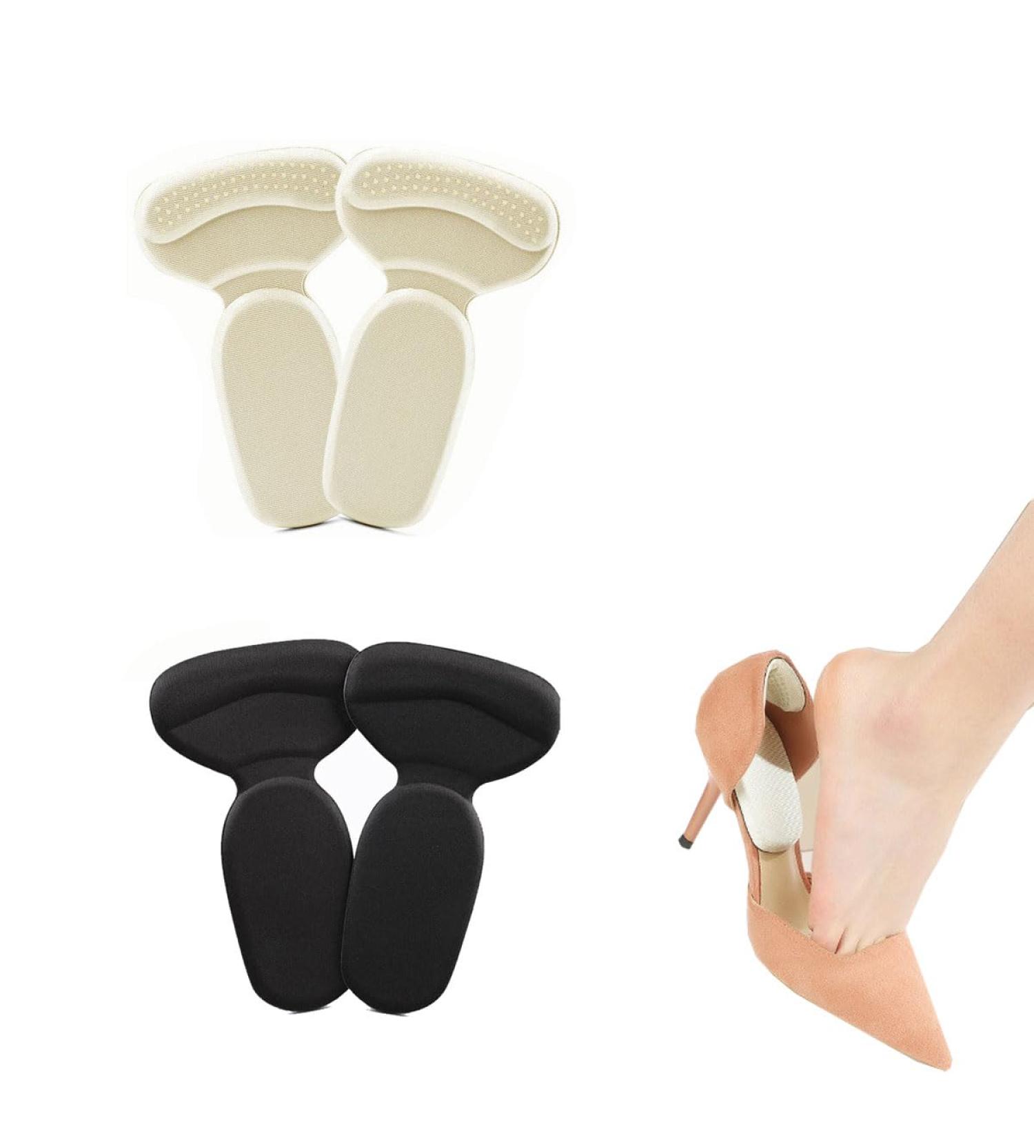2 Pairs Heel Pads for Women - Slip Rub Heel Protectors & Self-Adhesive Grips for Oversized Shoes - Buy Online on GoSupps.com