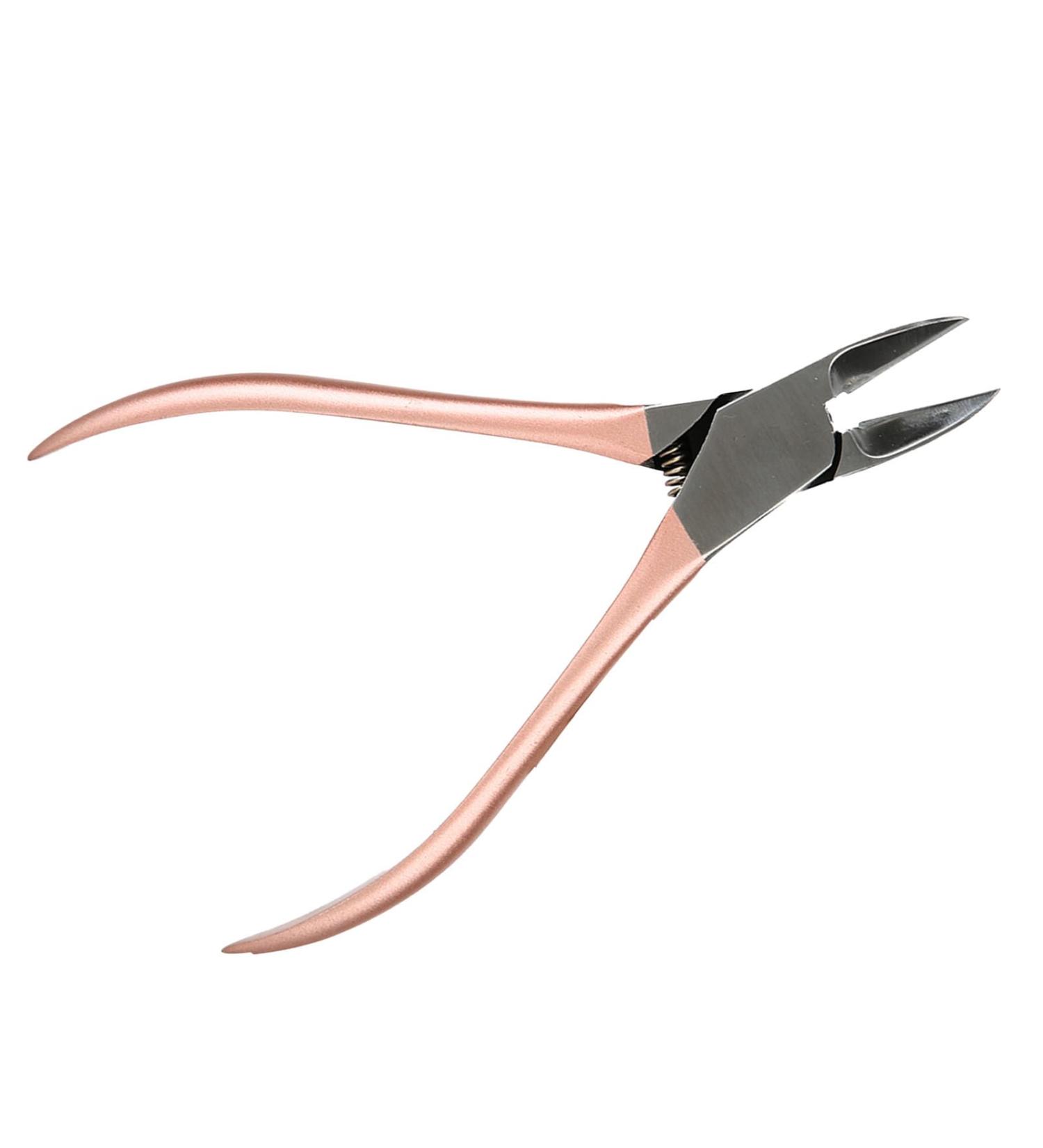 Professional Stainless Steel Nail Clipper with Ergonomic Streamline Handle for Onychomycosis Rose Gold Thin Thick Nails (Nail File) - Buy Online on GoSupps.com