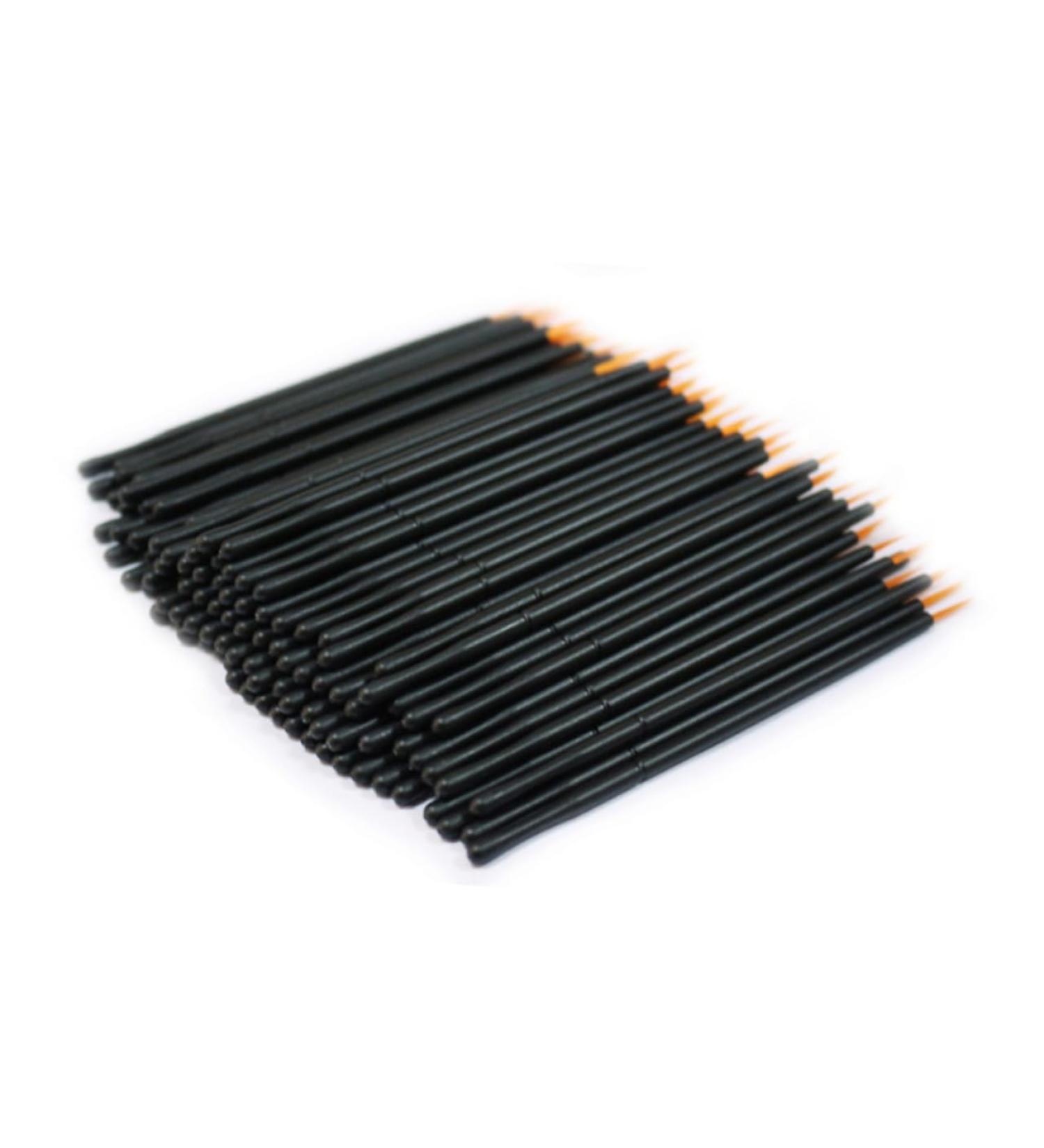OHPHCALL 50pcs Eye Makeup Tools Gel Eyeliner Pencil Eye Liner Brush White Eye Liner Eyeliner Brushes Orange - Buy Online on GoSupps.com