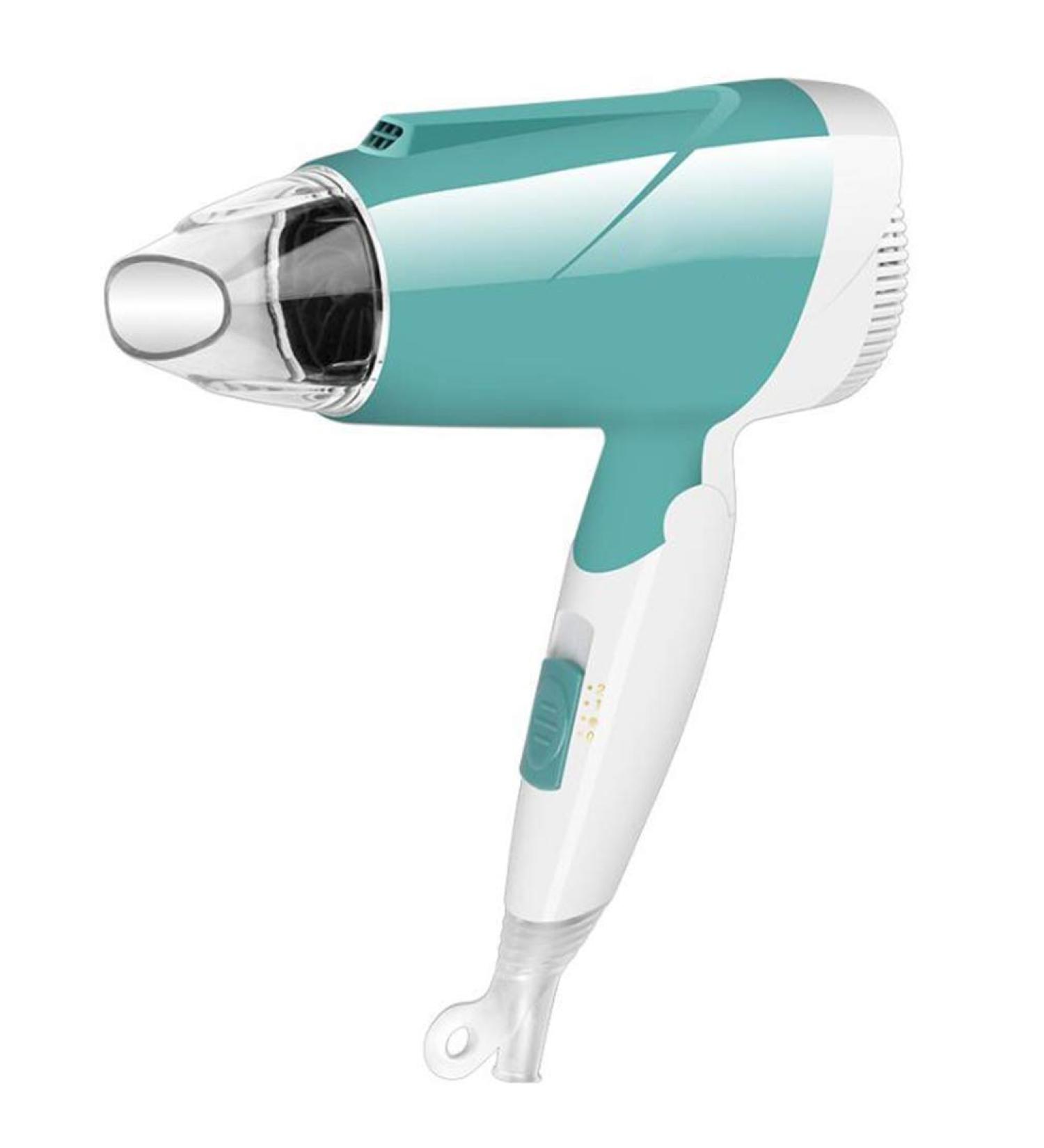 Hair Dryer Powerful Hair Dryer Travel Folding Hair Dryer House Dryer Hair Dryer Student Bedroom Hot and Cold/Green (Green) - Buy Online on GoSupps.com