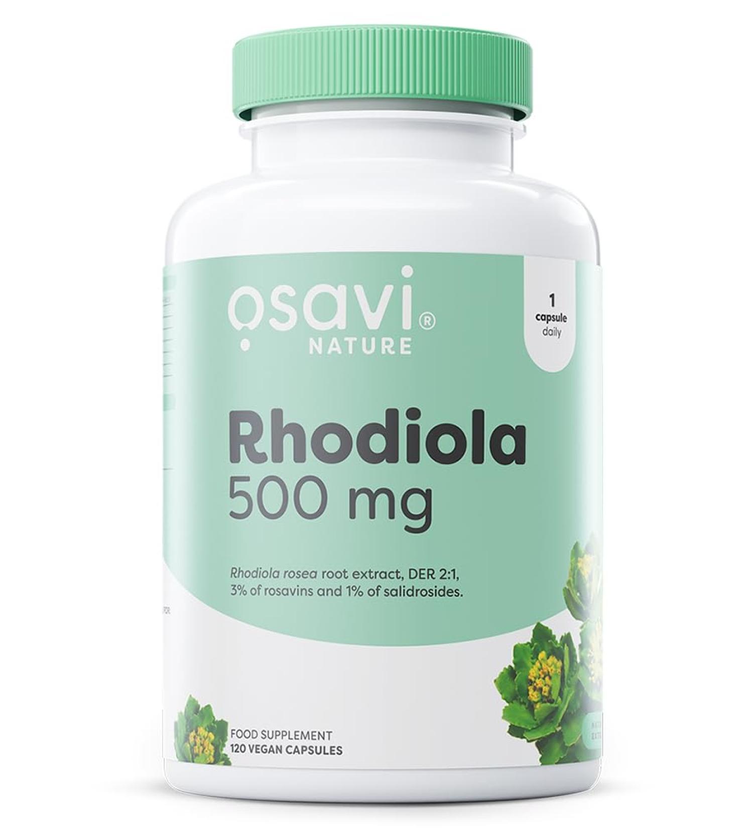 Osavi Rhodiola 500mg 120 vegan caps - Buy Online on GoSupps.com