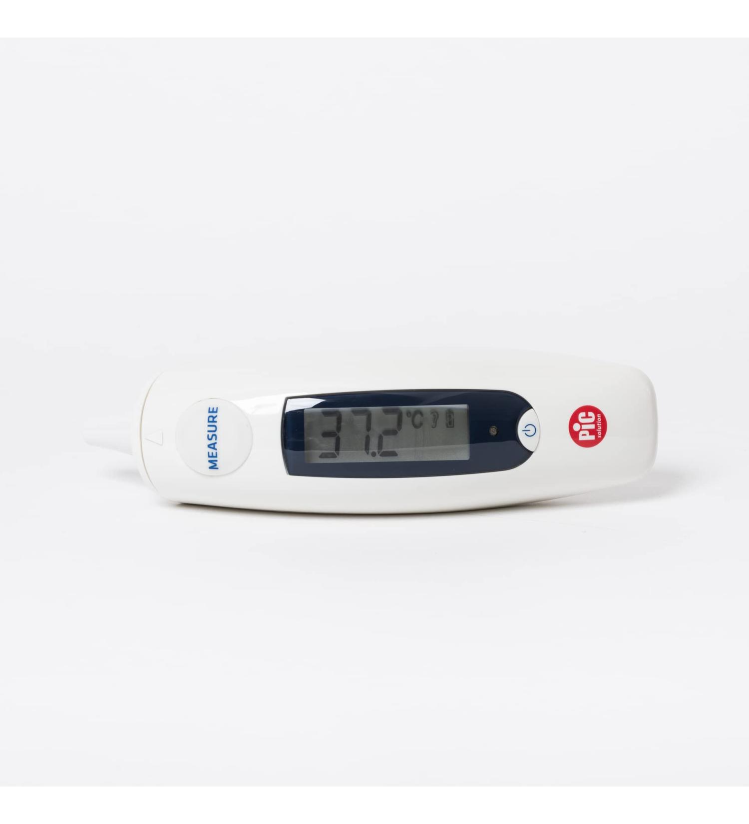 Pic Solution ThermoDiary Ear Infrared Thermometer - Earphone Connected to App - No Head Cover Needed - Buy Online on GoSupps.com