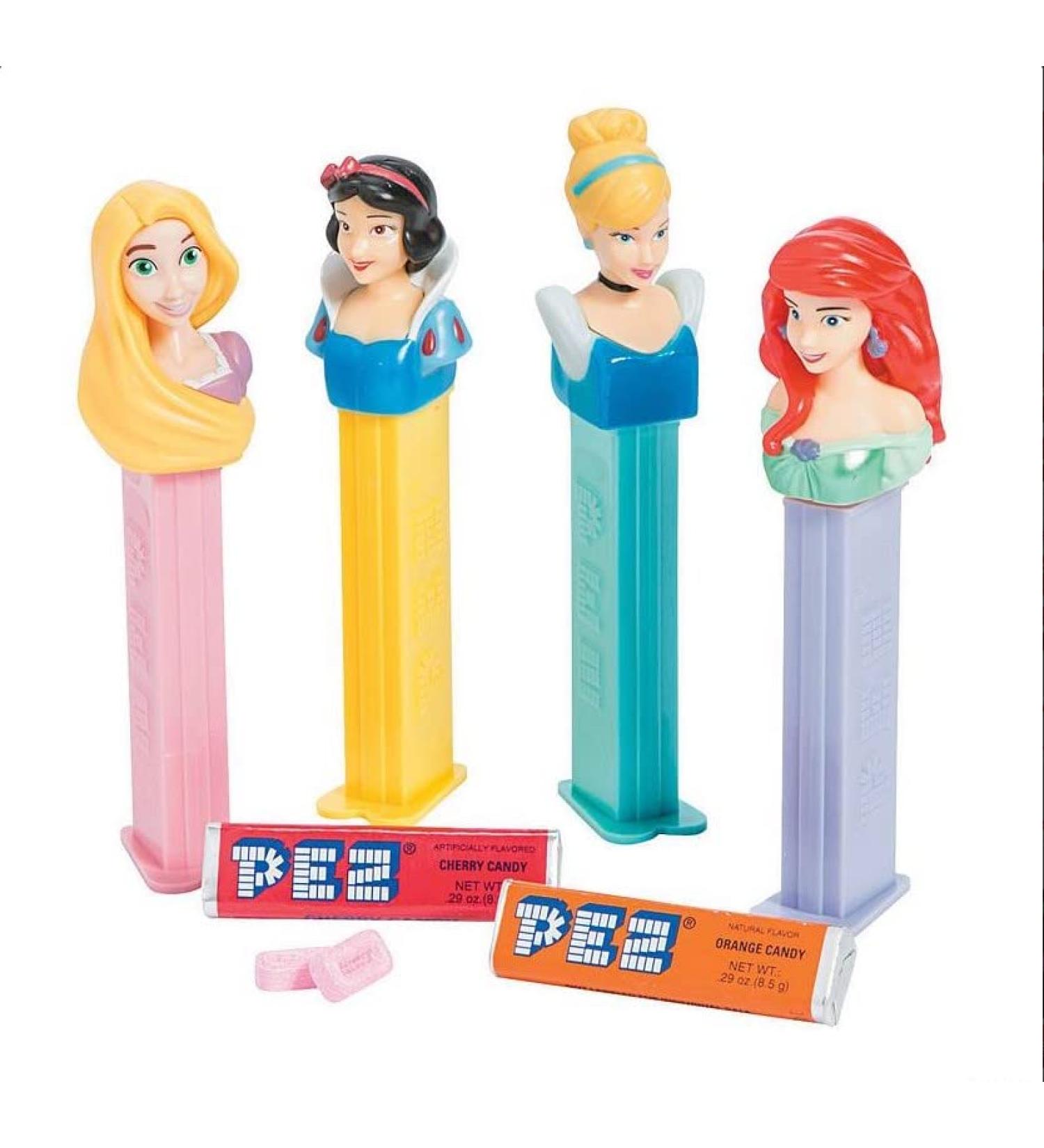 Princess Pez Dispenser With Refills (Sold Singly ONE Random Character Supplied)