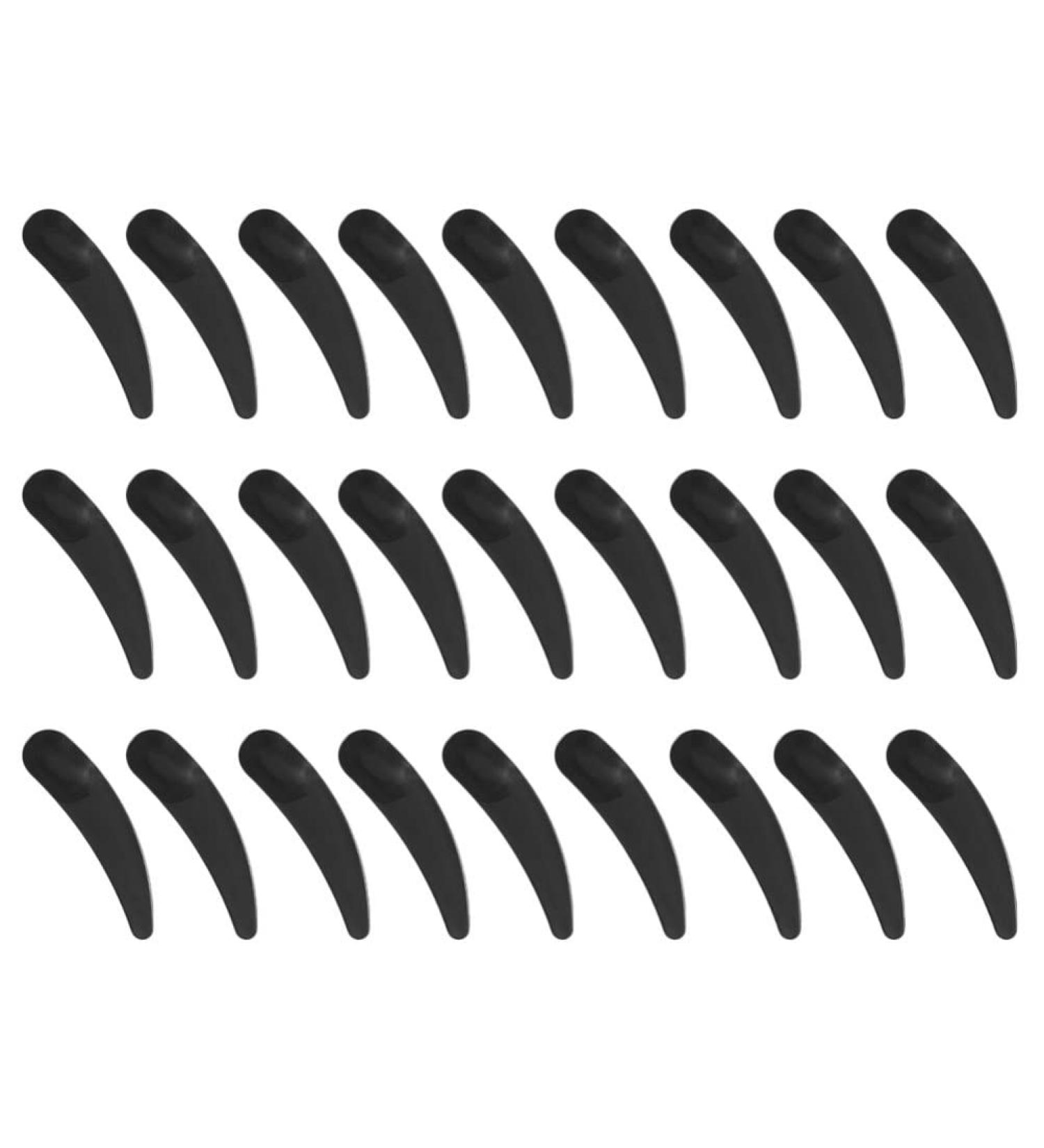 Beavorty 100pcs Cream Scoops & Spatulas for Makeup & Moisturizers | Facial Mask Applicator Tools - Black Beauty Spoons - Buy Online on GoSupps.com