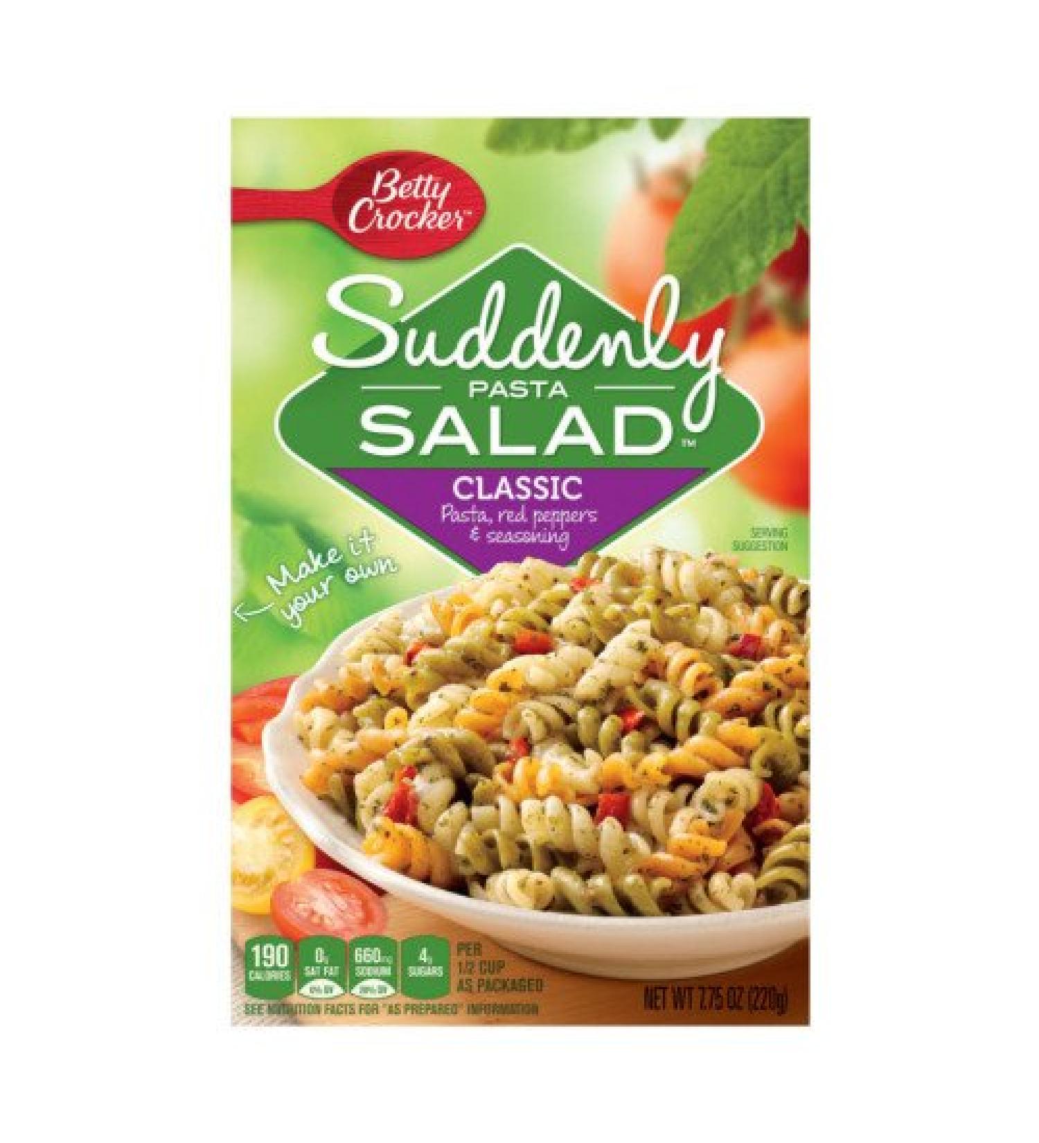 BETTY CROCKER PASTA SALAD SUDDENLY SALAD CLASSIC 7.75 OZ