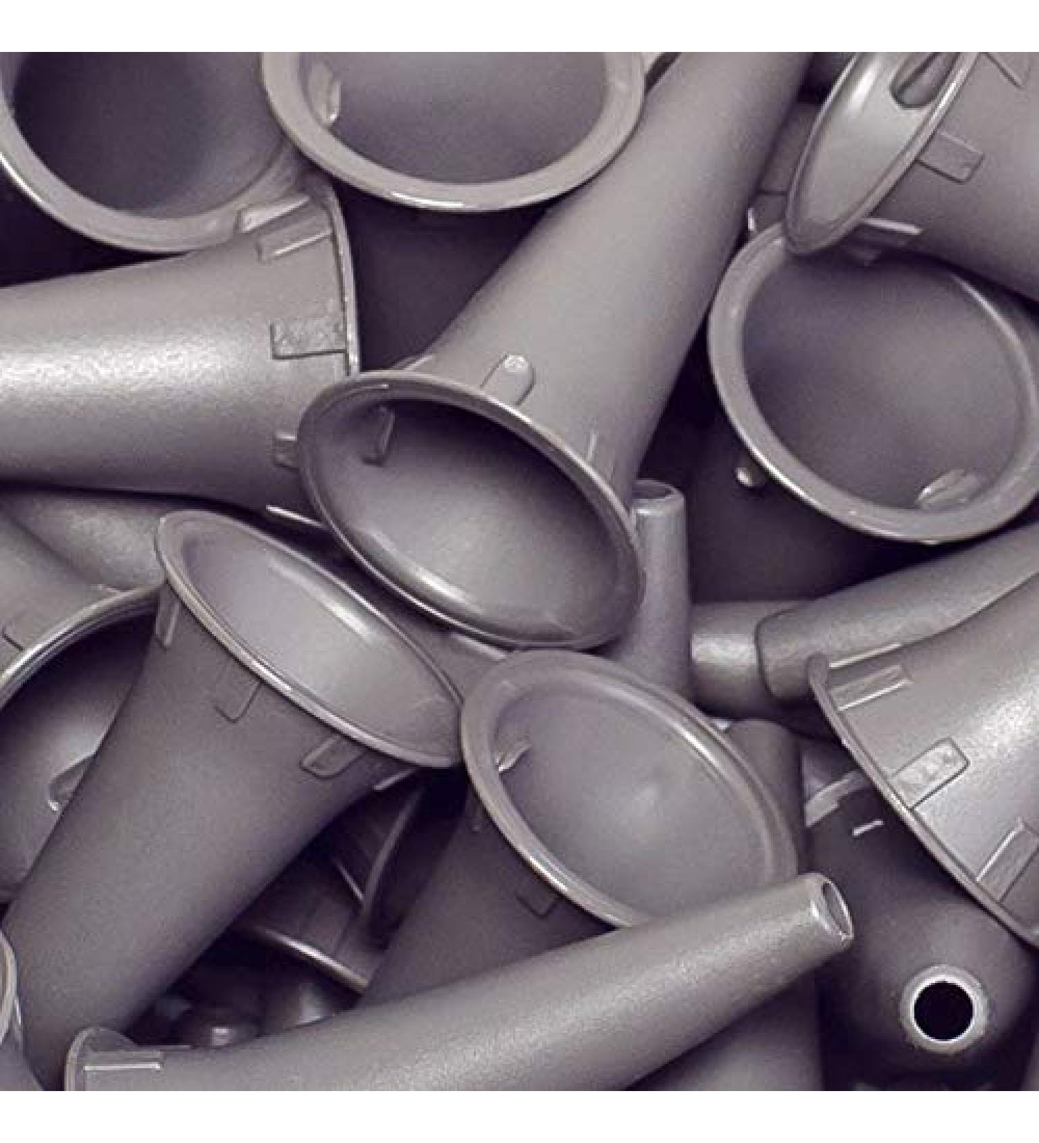 Disposable ear funnels from Luxamed for all common otoscopes colour grey 100 pieces in a bag (2.5 mm)