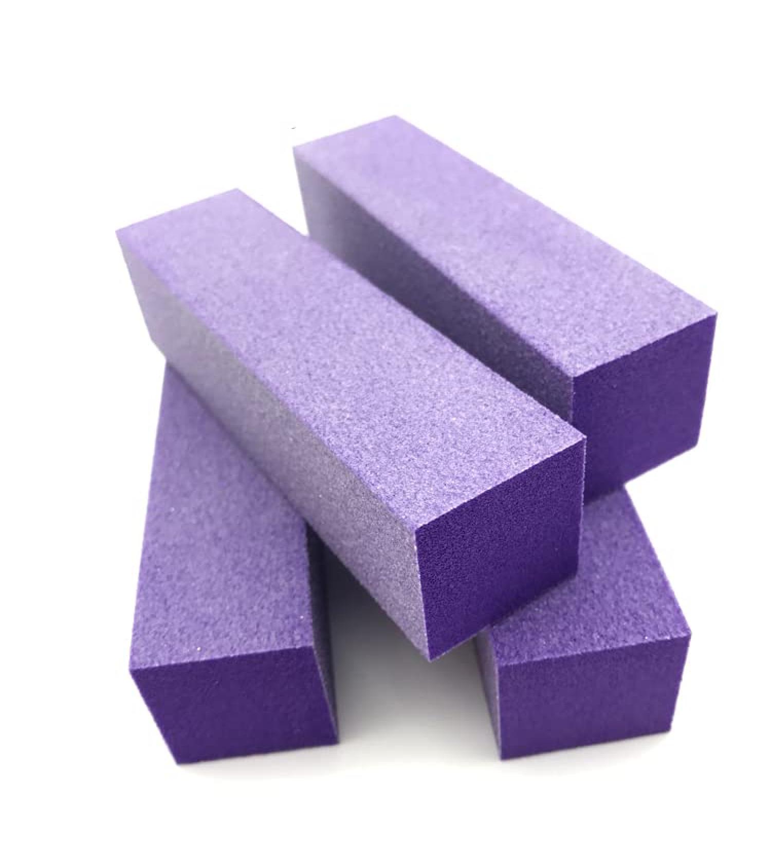 Tachibelle Premium 4-Way Buffer Nail File Buffing Block 100/180 Grit (Purple/White) 10PCS - Buy Online on GoSupps.com