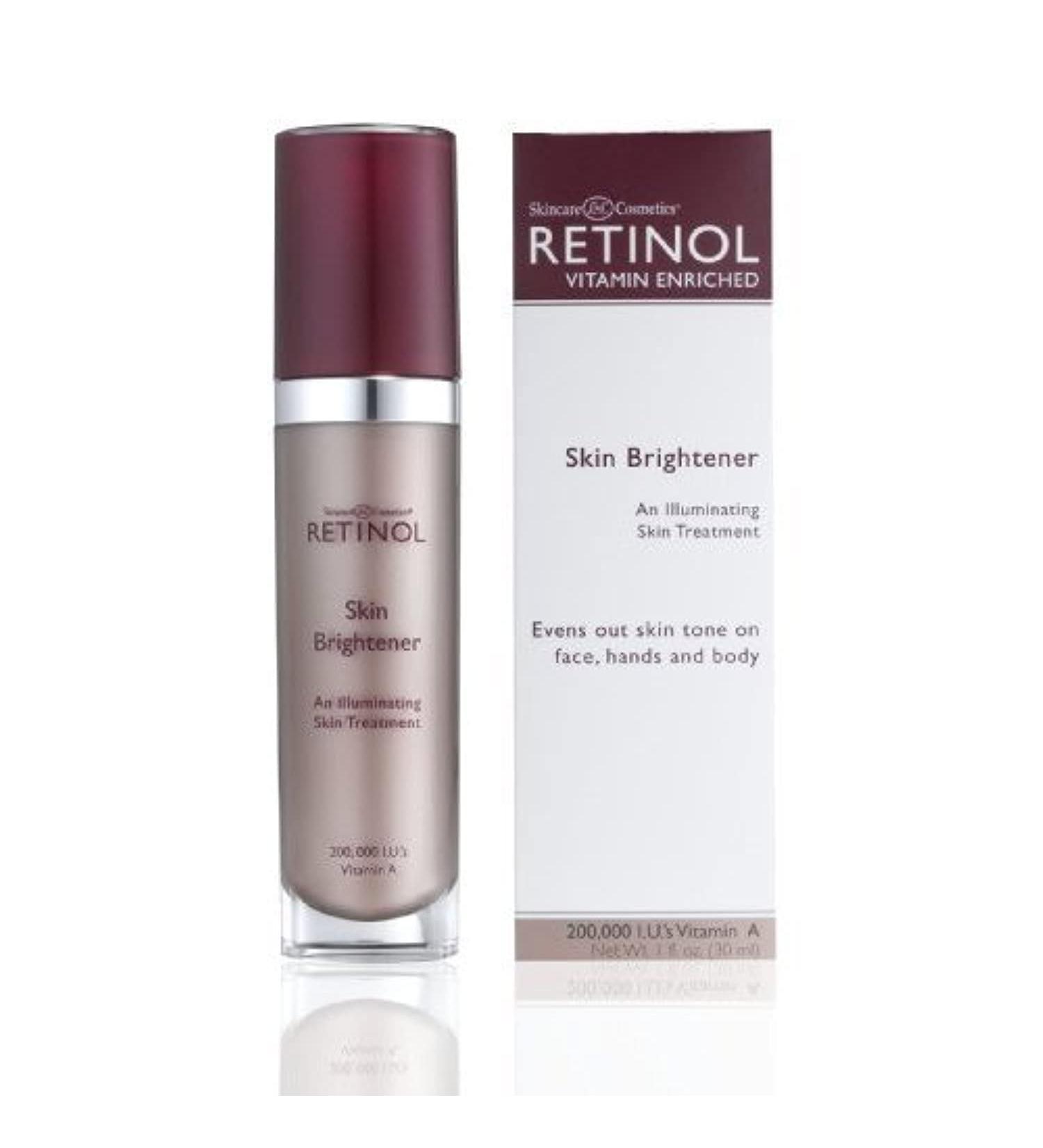 Retinol Skin Brightener | Original Brand | Tone Corrector with Plant Extracts | Vitamin A, C & E - Buy Online on GoSupps.com