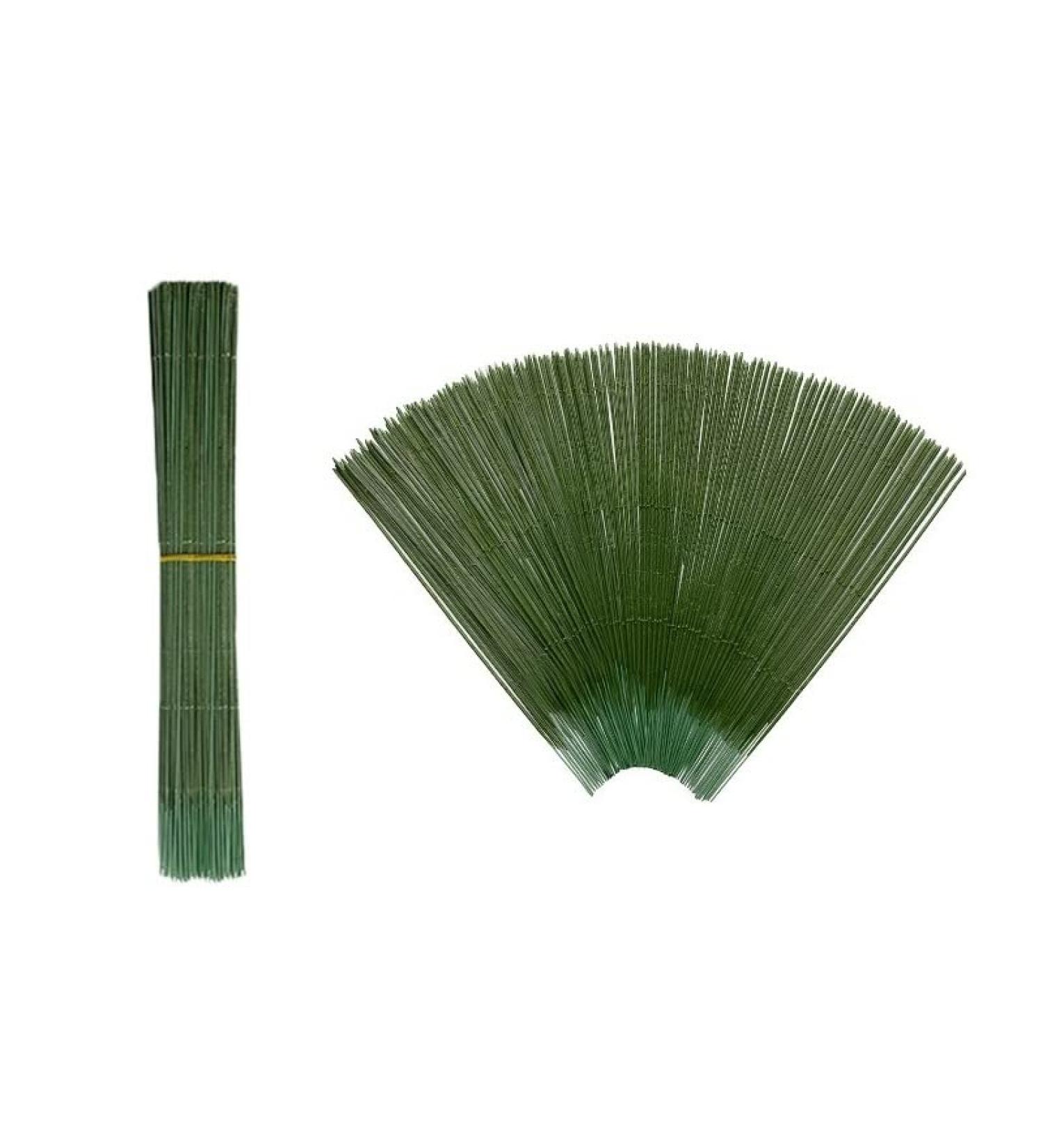 Enajucy 100 pcs 10 Inch Plastic Floral Stem Wire for DIY Artificial Flower Arrangements - Buy Online on GoSupps.com