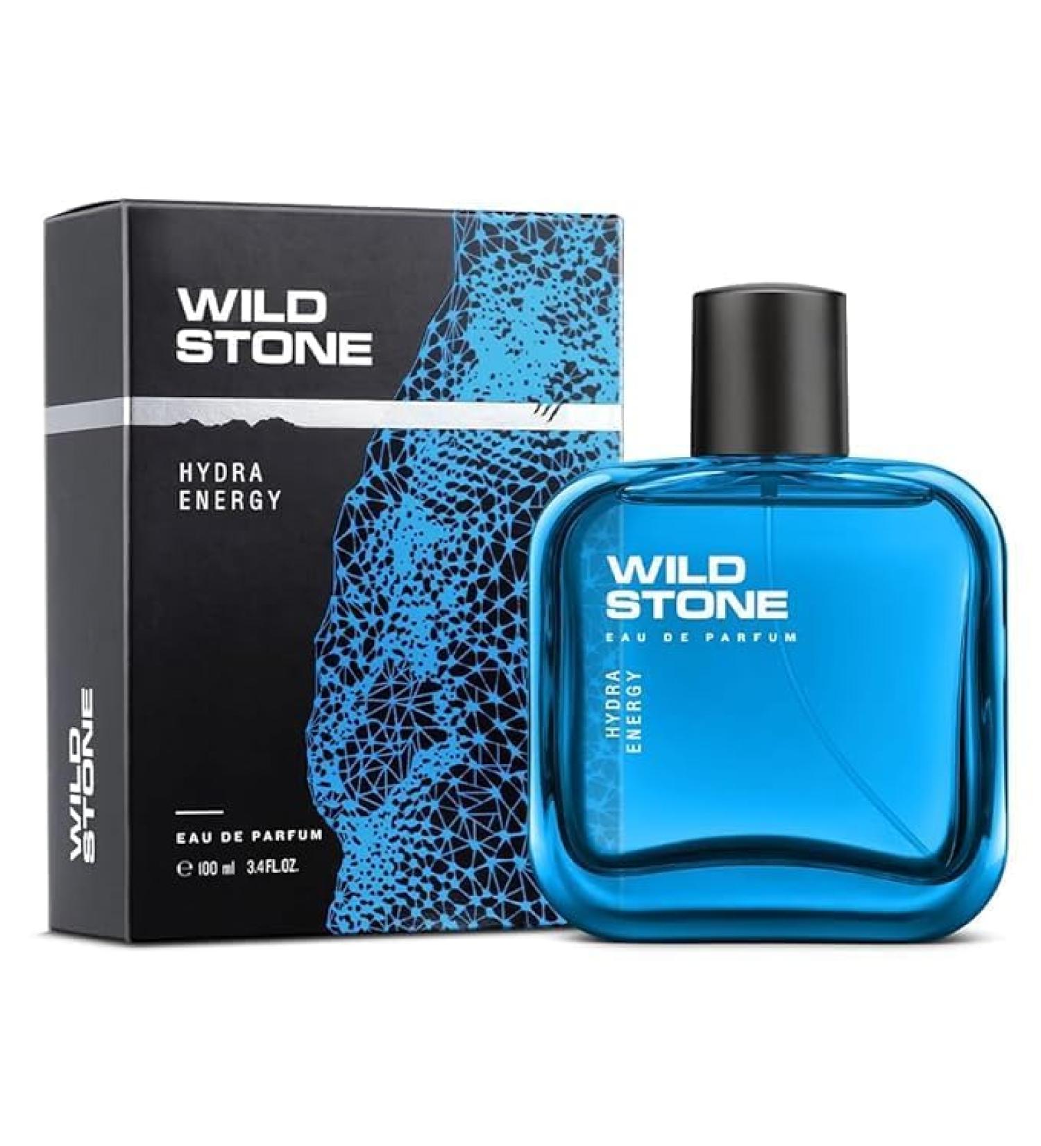 Wild Stones Hydra Energy Premium Eau De Parfum for Men 100ml|Long Lasting Perfume|Luxury Perfume for Men - Buy Online on GoSupps.com