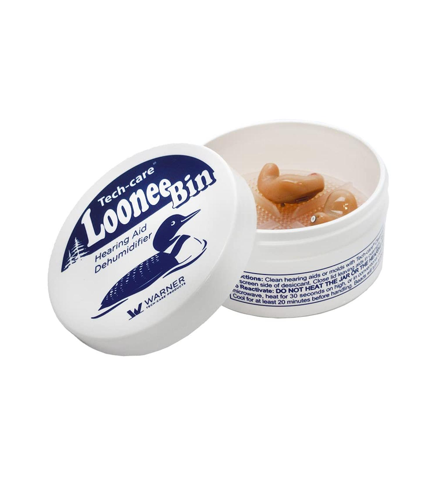 Tech-Care Loonee Bin Hearing Aid Dehumidifier Drying Jar - Must-Have for Hearing Aid Maintenance - Buy Online on GoSupps.com