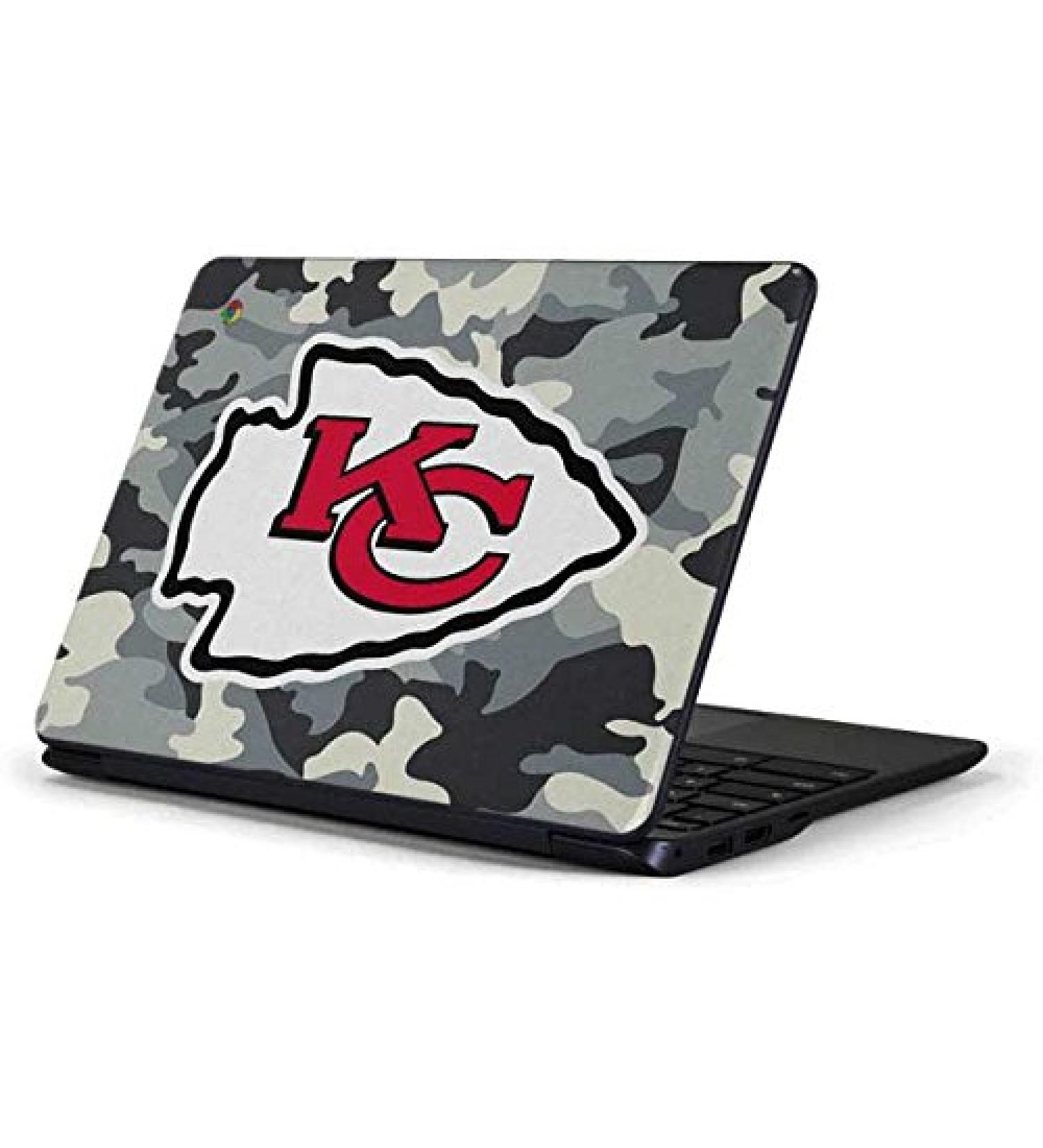 Skinit Decal Laptop Skin Compatible with Chromebook 3 11.6in 500c13-k01 - Officially Licensed NFL Kansas City Chiefs Camo Design