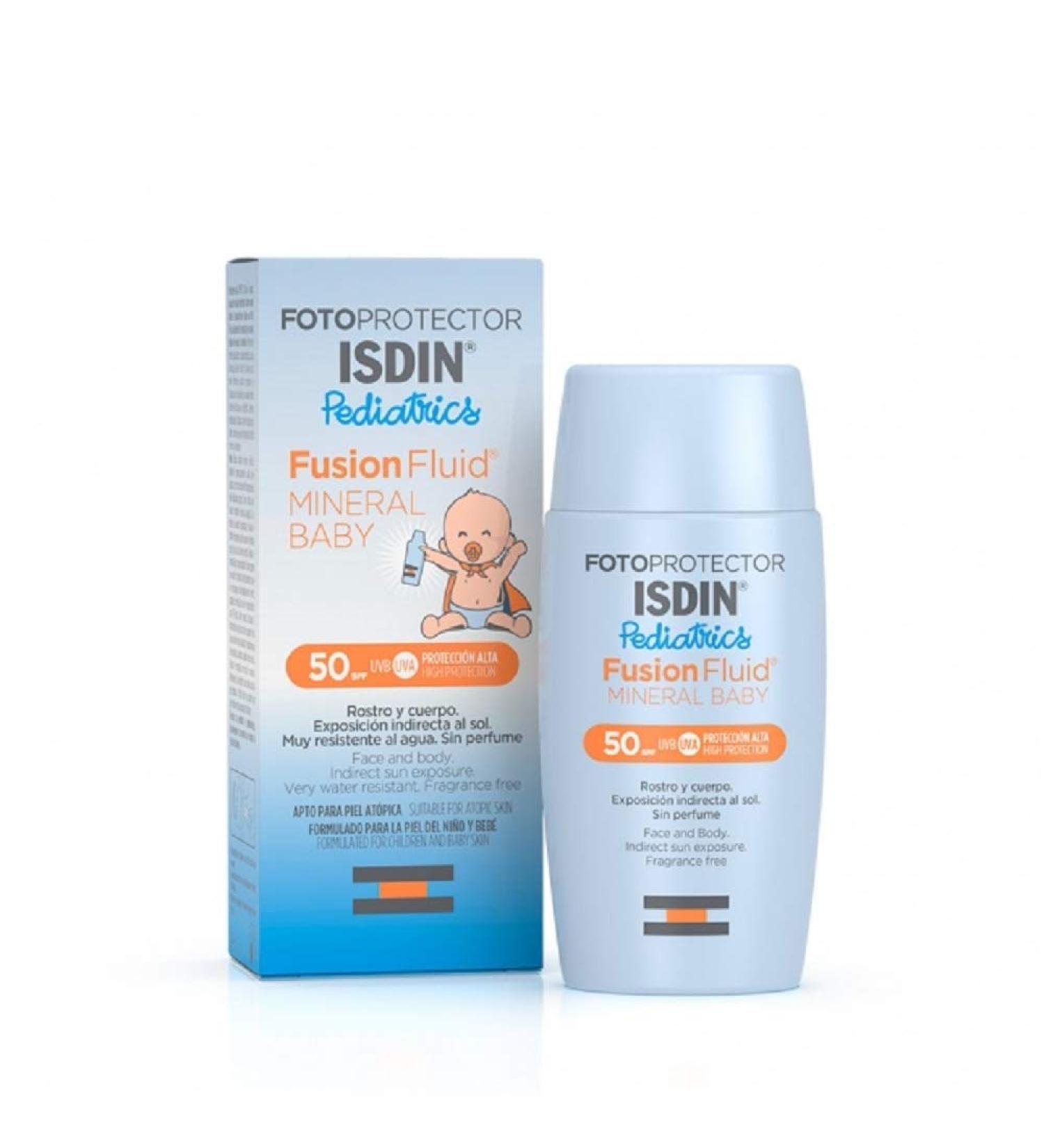 Protecteur Solaire Fluide Isdin Pediatrics Mineral Baby Spf 50 50 ml