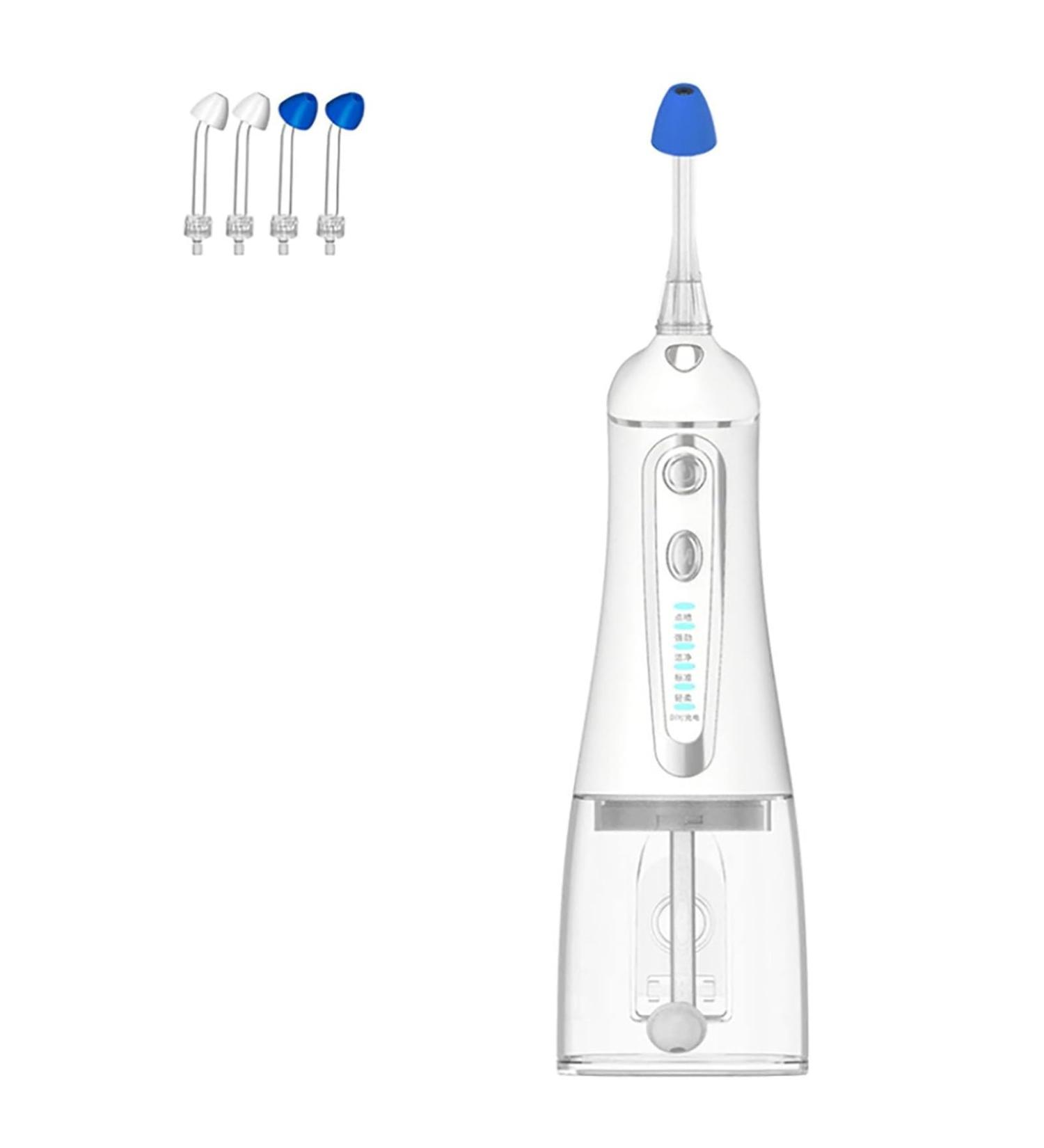 Rechargeable Nasal Wash System - 5 Cleaning Modes 4 Nozzles 360 Rotation for Allergy Relief - International Shipping Available - Buy Online on GoSupps.com