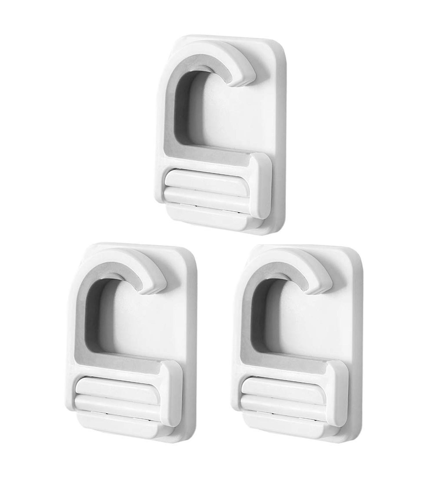 DOITOOL 3pcs Multifunctional Mop Holder - Broom Hooks Clips | Punch-Free, Practical Storage Solution - Buy Online on GoSupps.com
