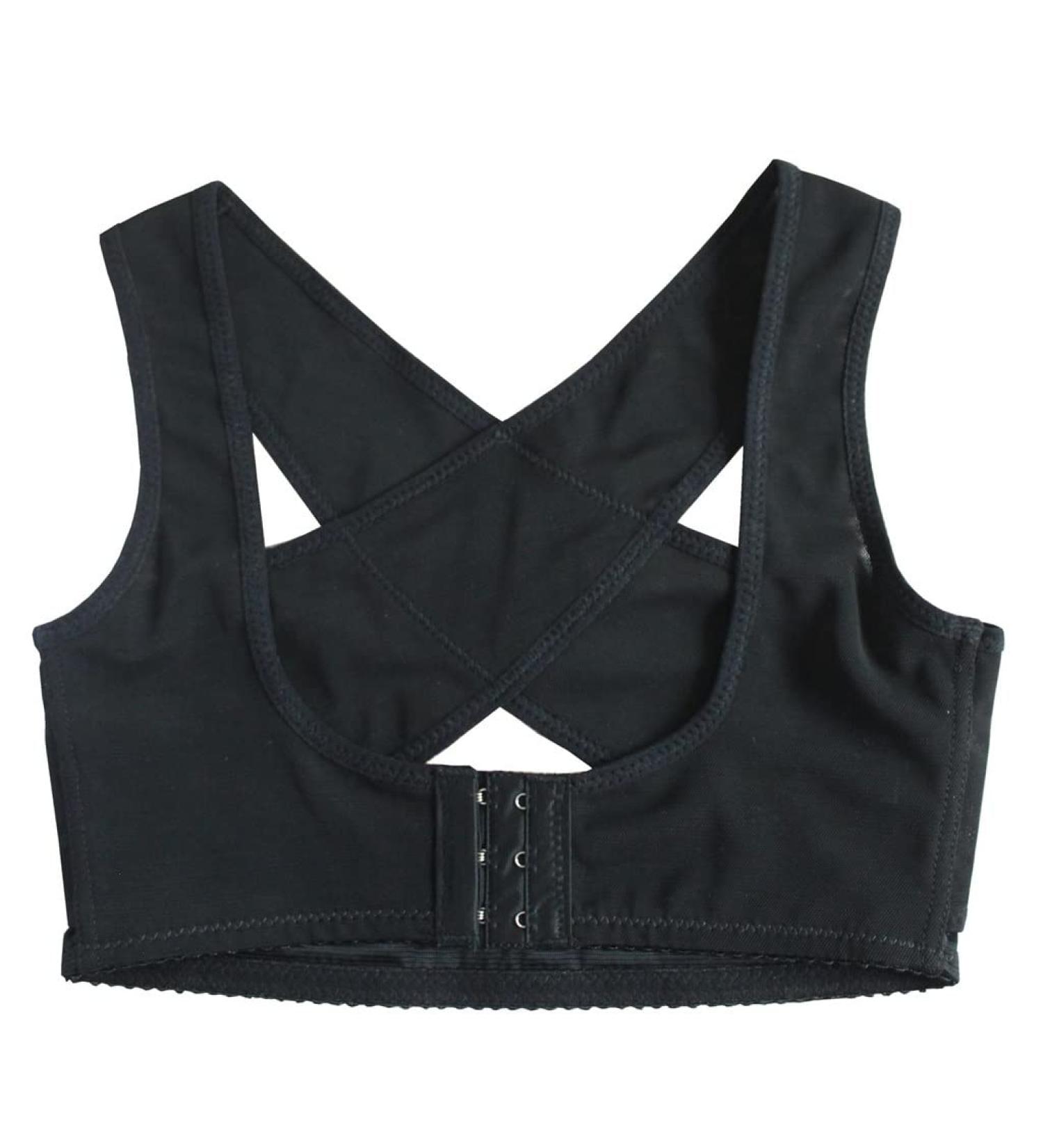 ZUIAI Women Chest Posture Corrector Belt Body Shaper Corset Vest Back Shoulder Support Brace Correction(B XL) X-Large B - Buy Online on GoSupps.com