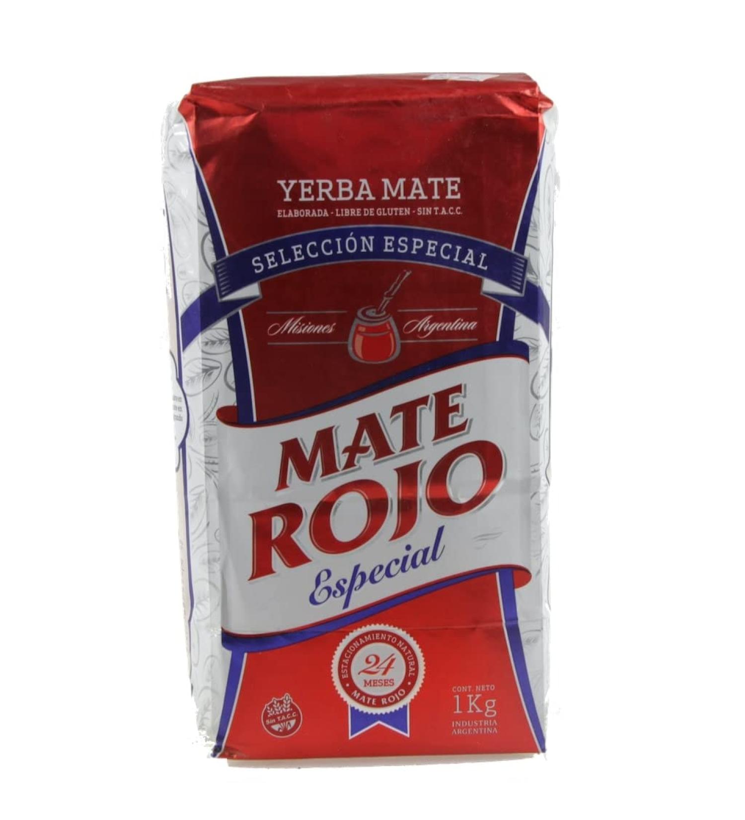  Yerbee Mate Rojo Yerba Mate Tea Seleccion Especial 1 kg - maturing period is 12 to 24 months | detox and energy drink - Buy Online on GoSupps.com