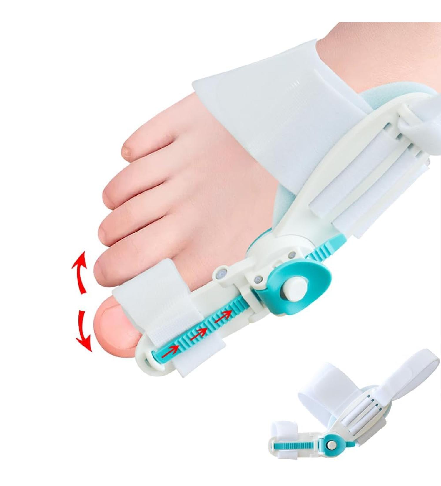 Upgraded Bunion Corrector for Men & Women - Adjustable Splint & Non-Slip Toe Separator for Pain Relief | Orthopedic Bunion Treatment - Buy Online on GoSupps.com