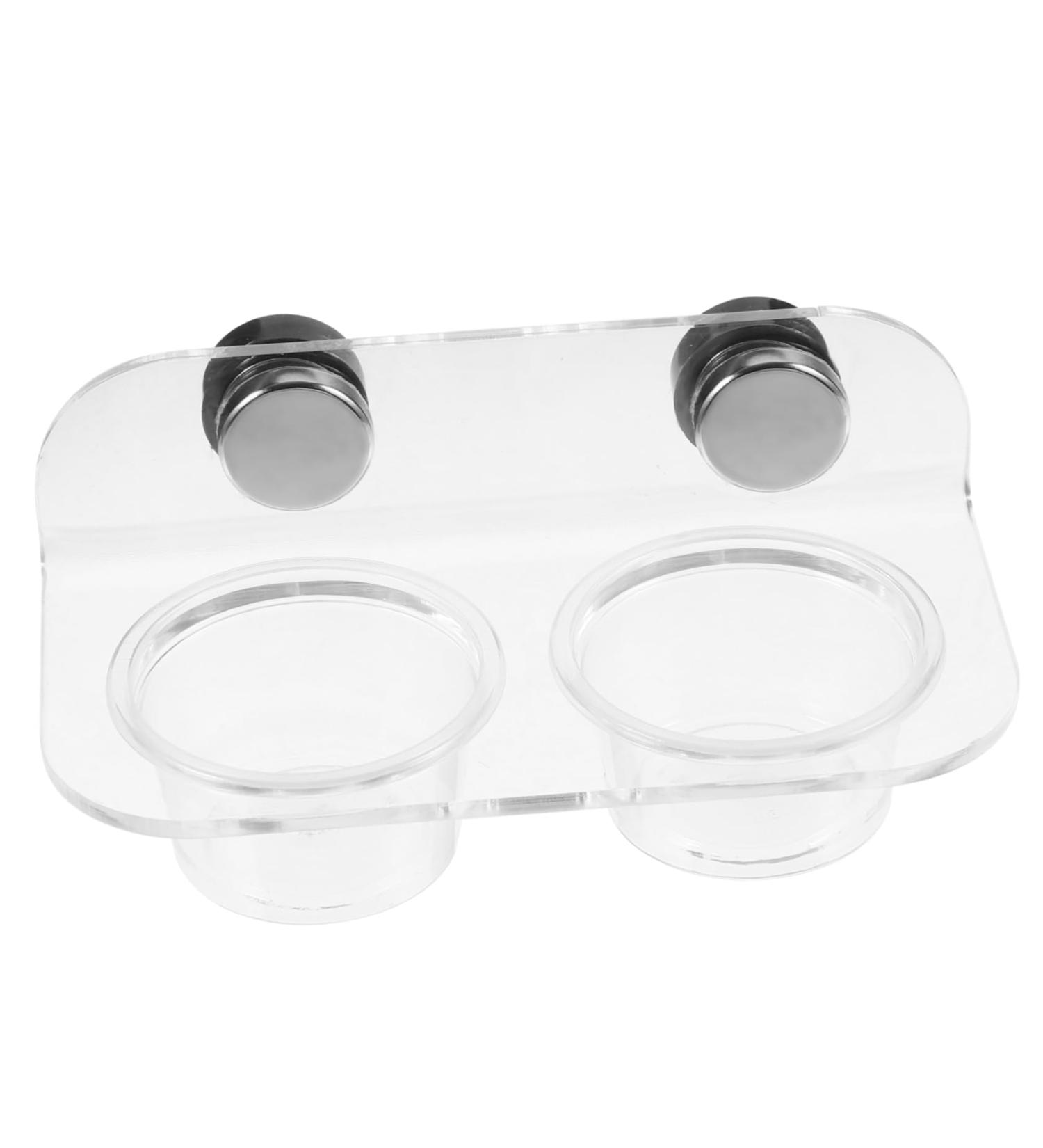 TOGEVAL 1 Set Magnetic Water Feeder Gecko Feeding Cups Reptile Feeding Cups Leaopard Tortoise Worm Acrylic - Buy Online on GoSupps.com