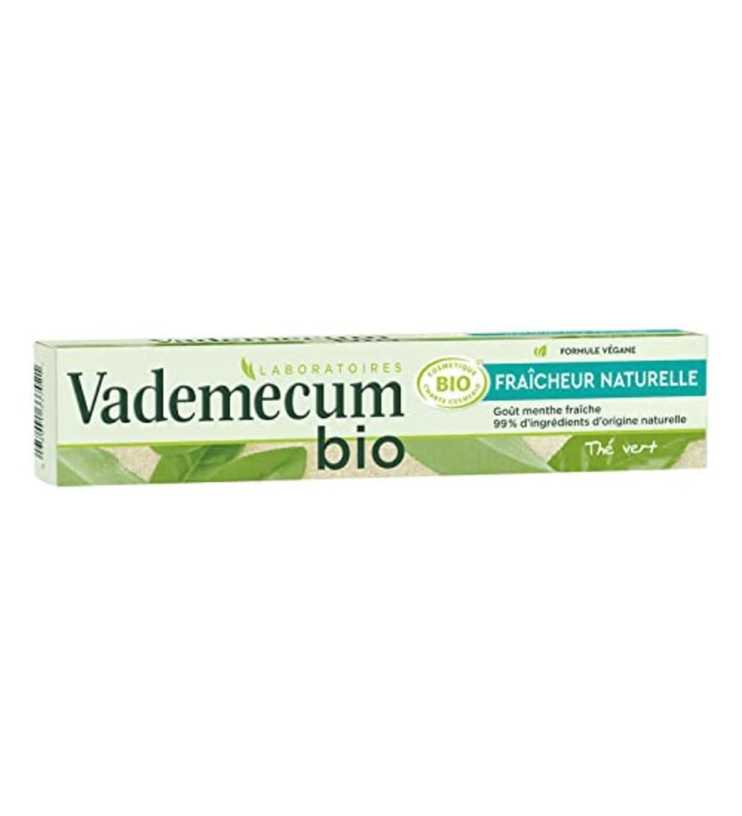 Vademecum Natural Freshness Toothpaste Green Tea - 75 ml tube