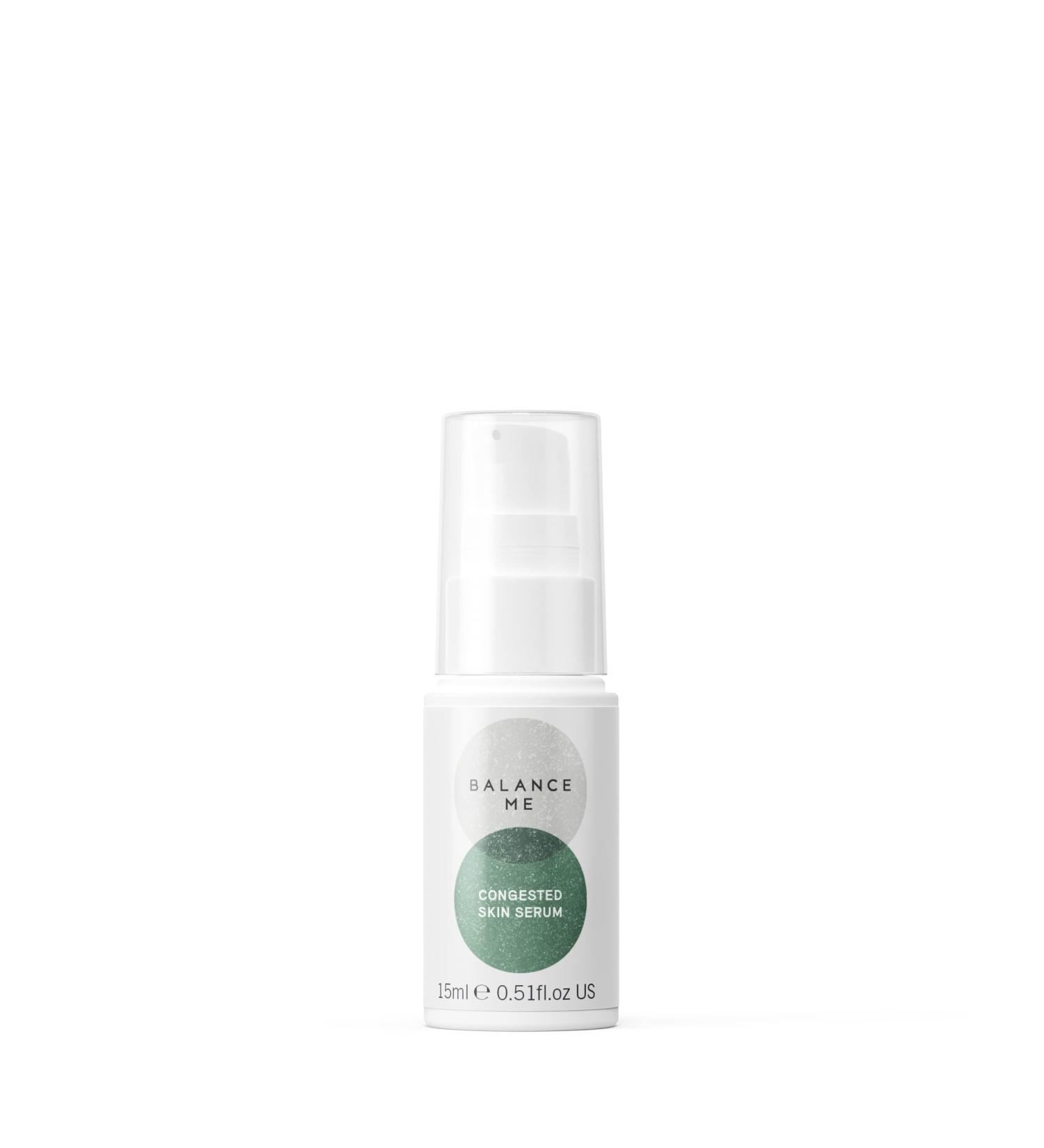 Balance Me Congested Skin Serum - Acne & Spot Gel with Moringa & Eucalyptus | Reduce Redness & Calm Inflamed Skin | 100% Natural, Vegan & Cruelty-Free | Made in UK | 0.5 fl oz - Buy Online on GoSupps.com