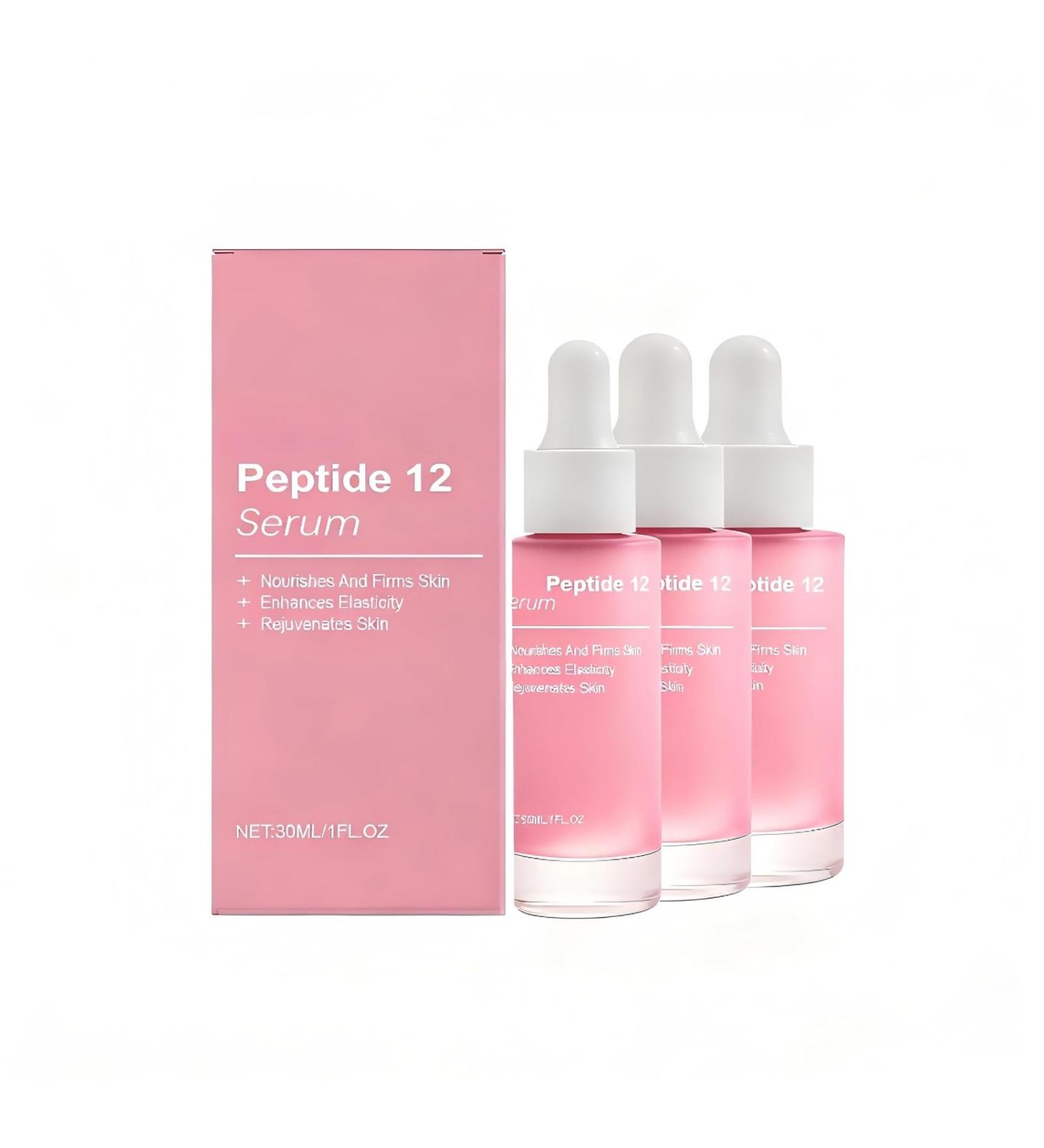 REAHSYTE Peptide 12 Skin Firming Serum for Face with Niacinamide & Bakuchiol Anti-Aging & Hydrating Facial Treatment Boosts Radiance & Smooths Fine Lines - 1 Fl Oz 3Pcs - Buy Online on GoSupps.com