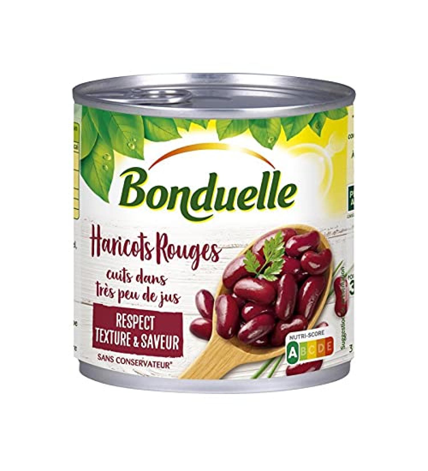 BONDUELLE - Red Beans Cooked in Very Little Juice 250G - Pack of 4 - Free and Fast Delivery - Buy Online on GoSupps.com