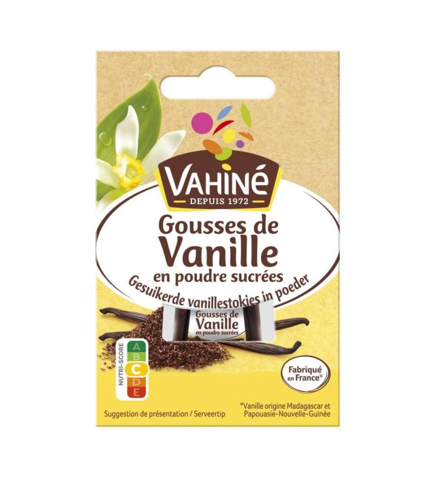 VAHINE - sweetened vanilla pods powder 8g - Two Items