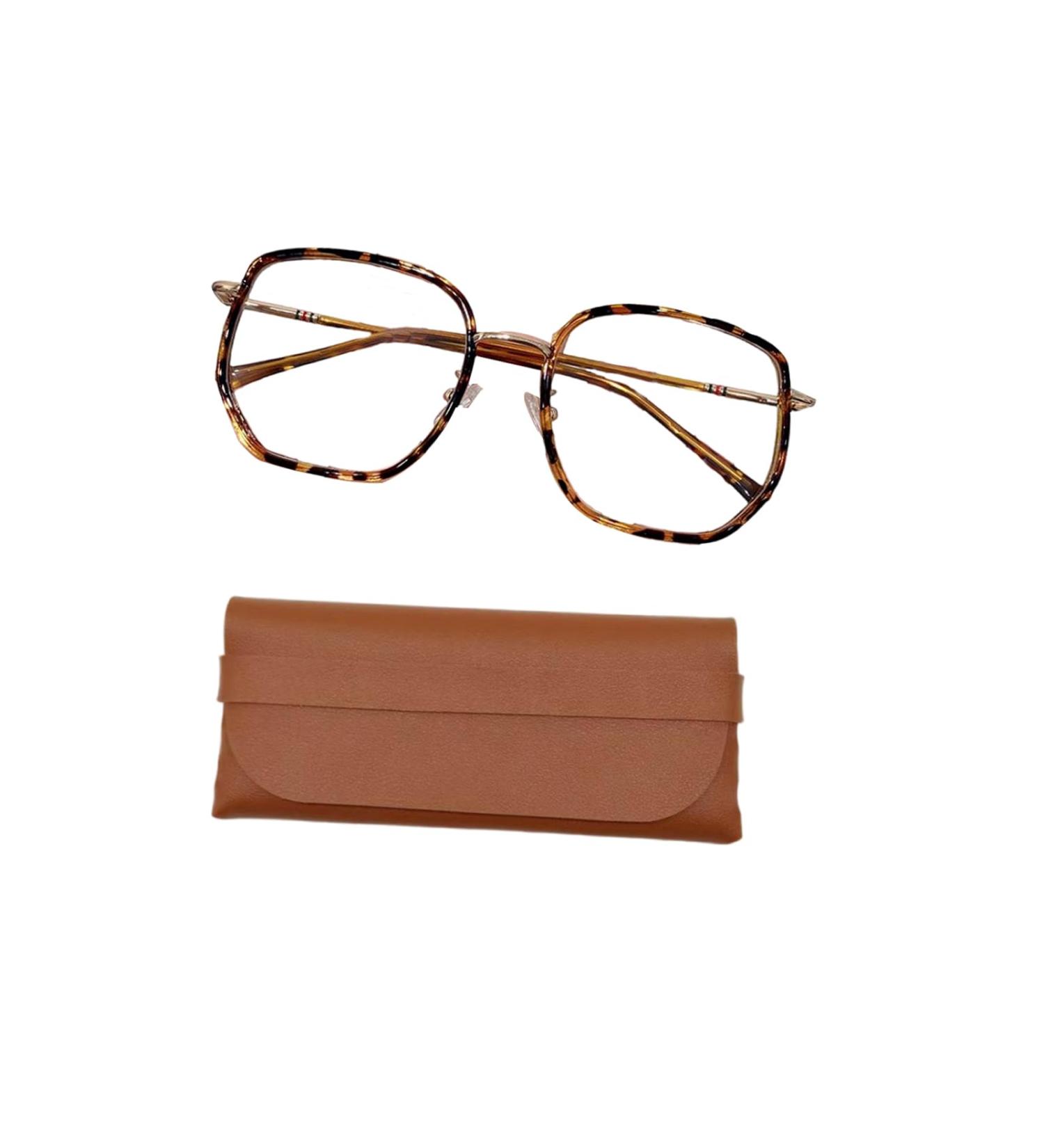 Eterspr Blue Light Filter Glasses for Women - Leopard Pattern & Coffee Color Glass Box - Blue Light Blocking Eyewear - Buy Online on GoSupps.com