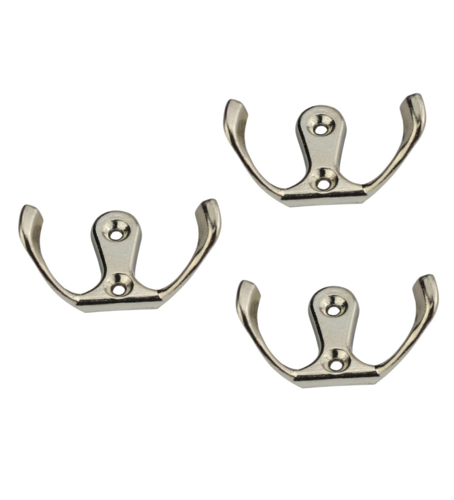 jojofuny Robe Hooks 30 pcs Door Clothes Hat Wall Bathroom Creative Robe Hook Zinc Hooks Hanger Alloy for Bedroomsilver mediumx3pcs Silverx3pcs - Buy Online on GoSupps.com