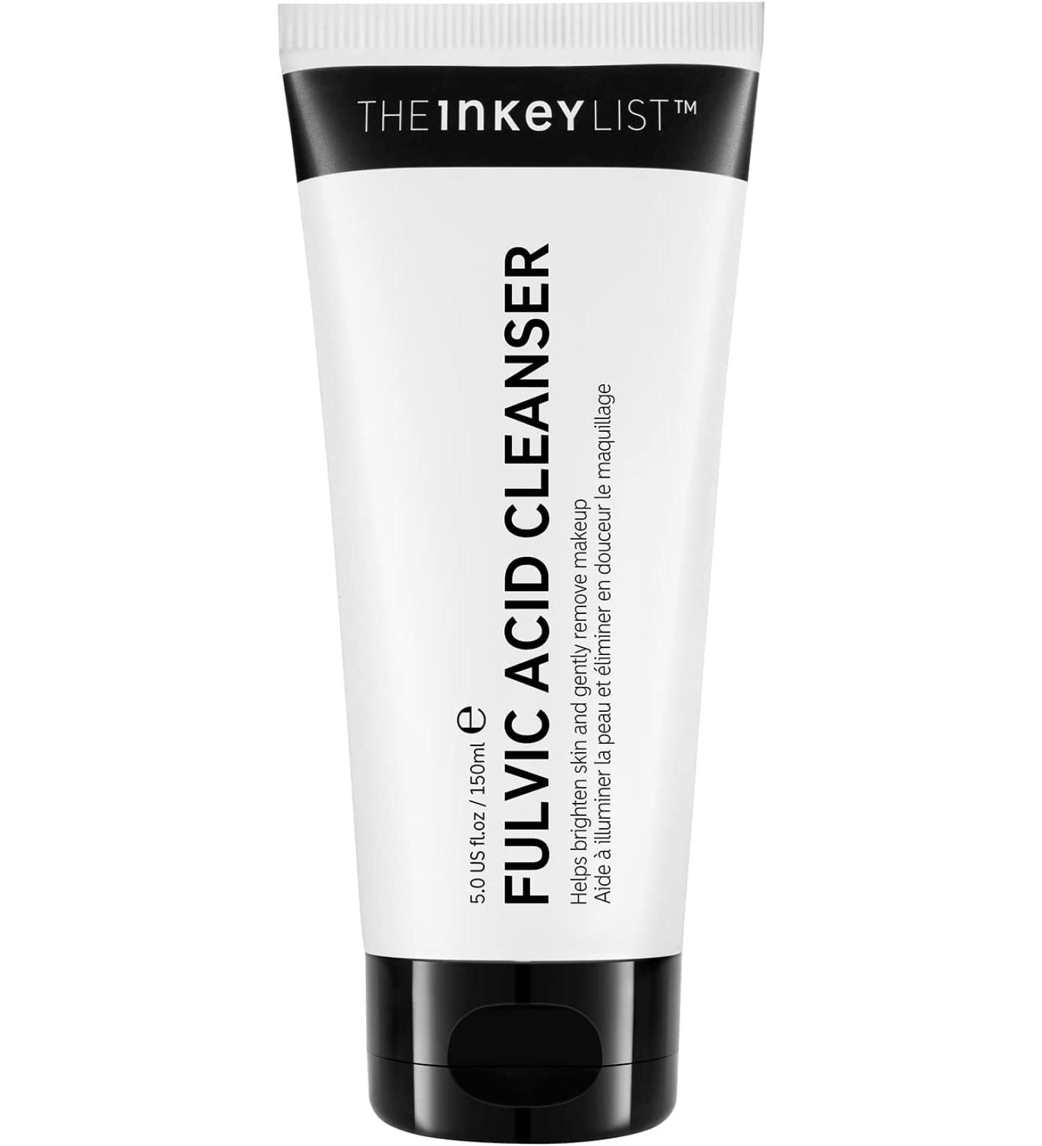 The Inkey List Fulvic Acid Cleanser 150ml | Removes Makeup | For a Healthy Looking Complexion | Fragrance Free | Suitable For All Skin Types - Buy Online on GoSupps.com