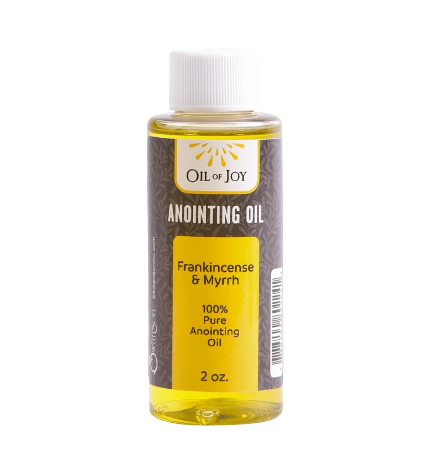Swanson Christian Products Frankincense & Myrrh Anointing Oil 2 Oz | 100% Pure for Prayers | Shop Internationally - Buy Online on GoSupps.com