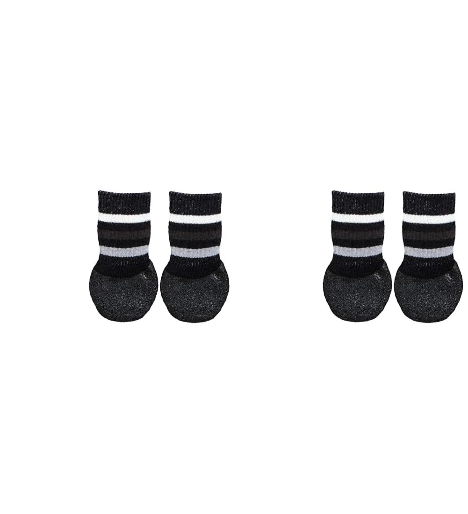 Trixie 19522 Anti-Slip Dog Socks S/M - Black 2 Pack | International Shipping Available - Buy Online on GoSupps.com