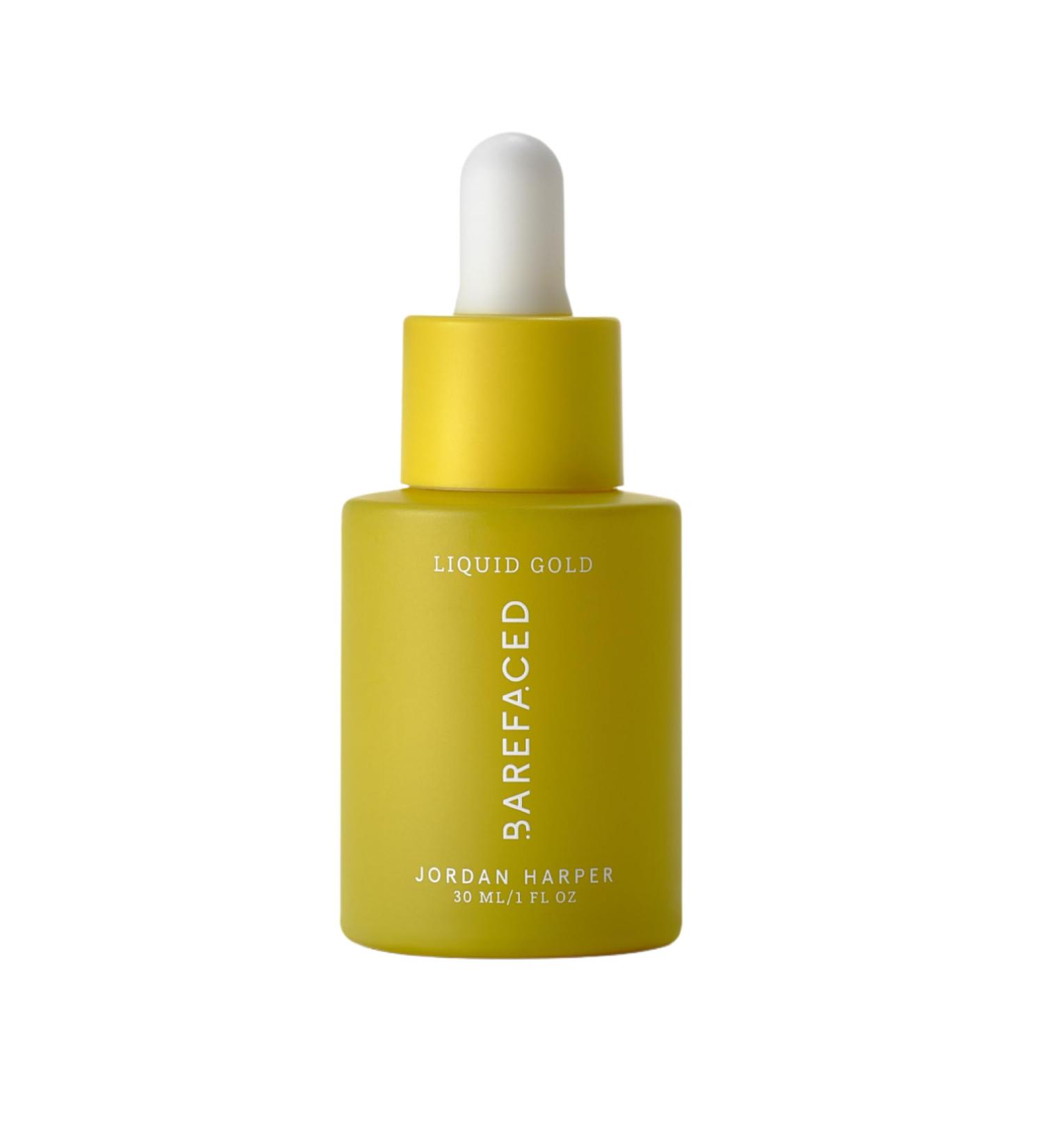 Barefaced Liquid Gold 1 Fl Oz - 15% Vitamin C Serum with Hyaluronic Acid & Vitamin E for Anti-Aging and Hydration Antioxidant Formula Reduces Dark Spots Acne & Wrinkles - Buy Online on GoSupps.com