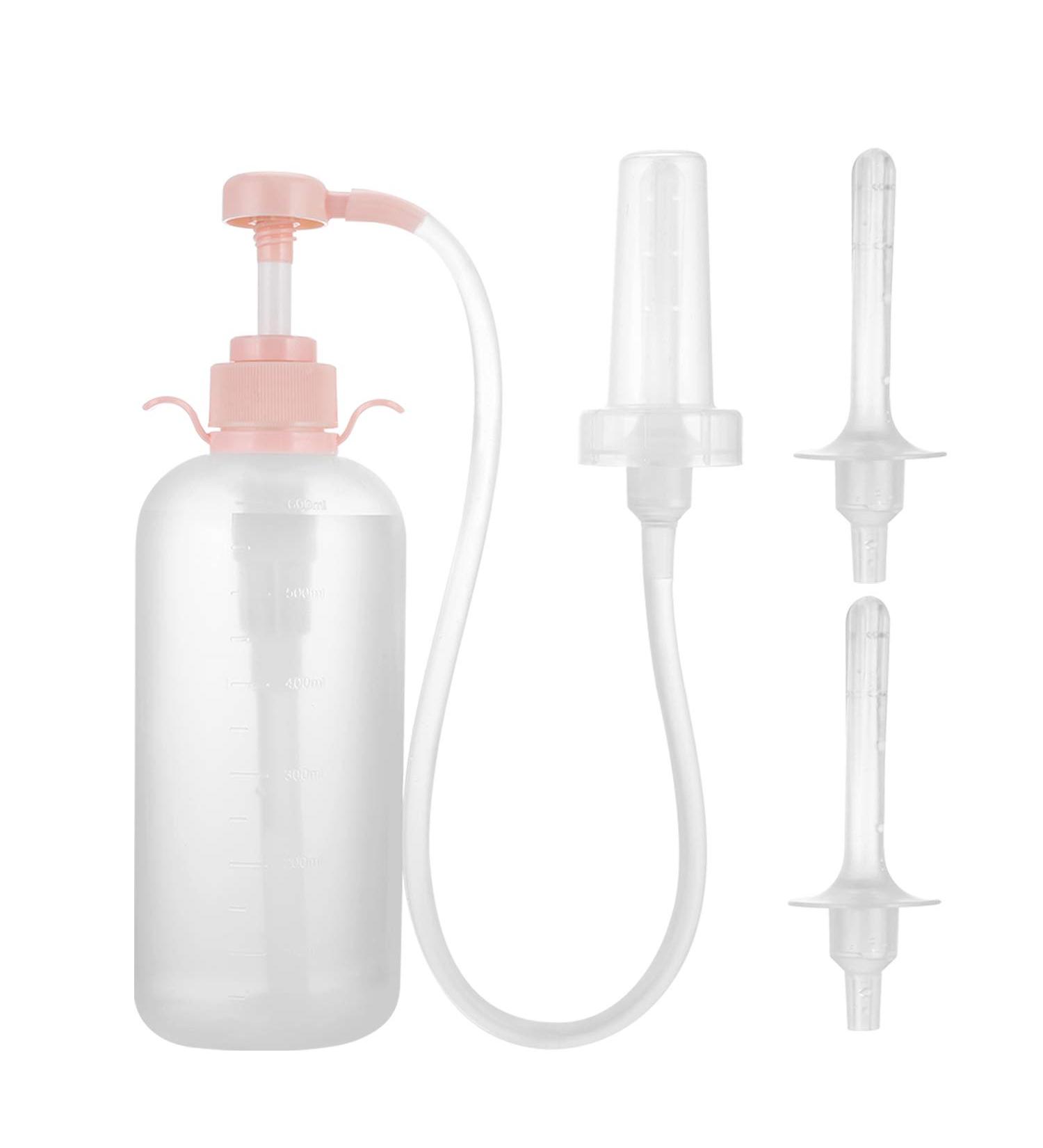 Vaginal Cleansing System Douche Cleaner Kit - 600ml Capacity with 3 Nozzles - Buy Online on GoSupps.com