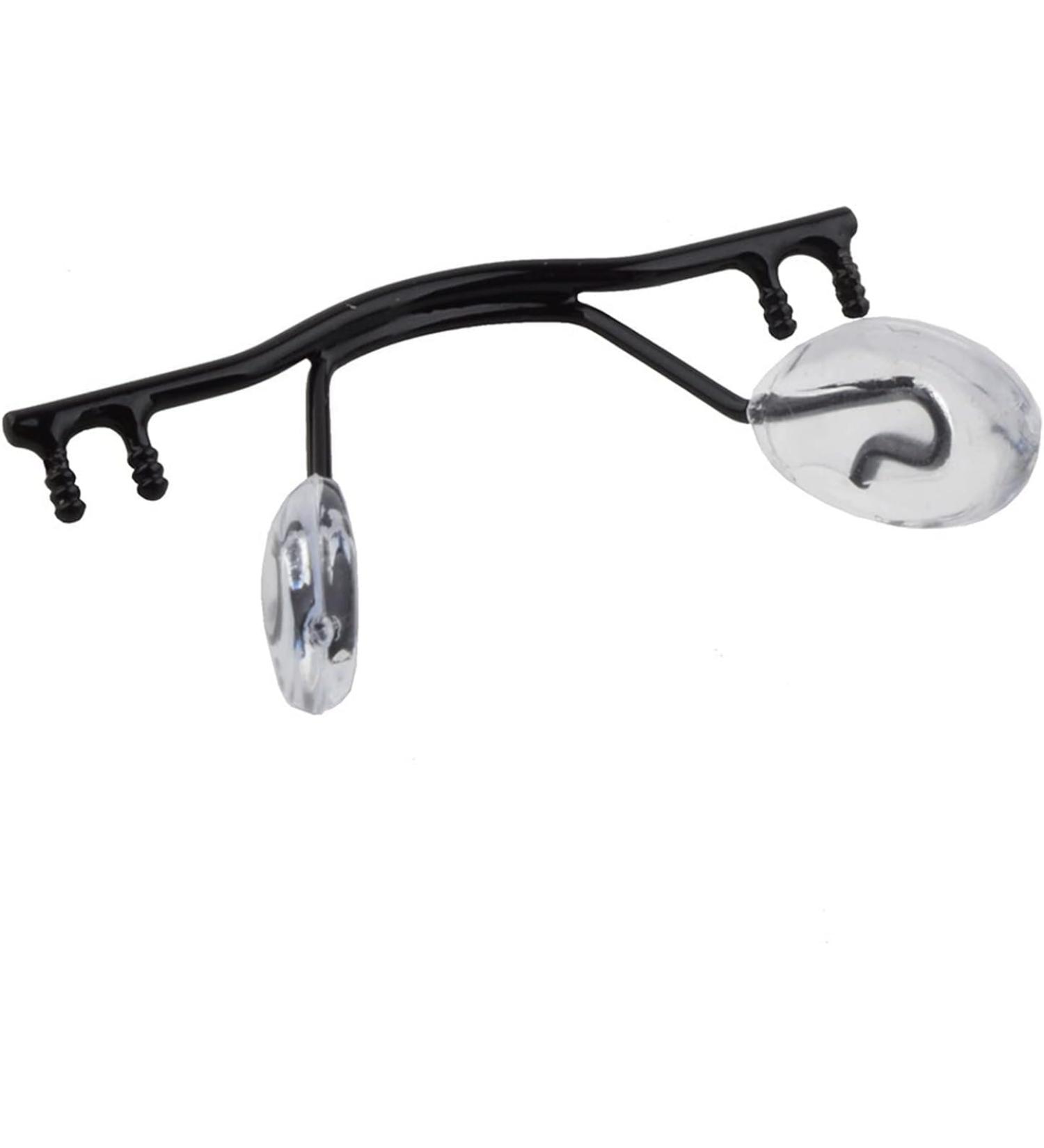 Miyabi Metal Replacement Nose Bridge - 10pcs Stainless Steel Glasses Brace Nasal Cushion Holder & Frame Repair in Gold & Black - Buy Online on GoSupps.com