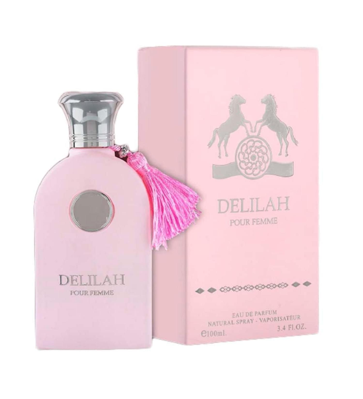 ALHAMBRA DELILAH POUR FEMME EAU DE PARFUM 100ml | LUXURY LONG LASTING FRAGRANCE | PREMIUM IMPORTED FRAGRANCE SCENT FOR MEN AND WOMEN | PERFUME GIFT SET | ALL OCCASION (Pack of 1)