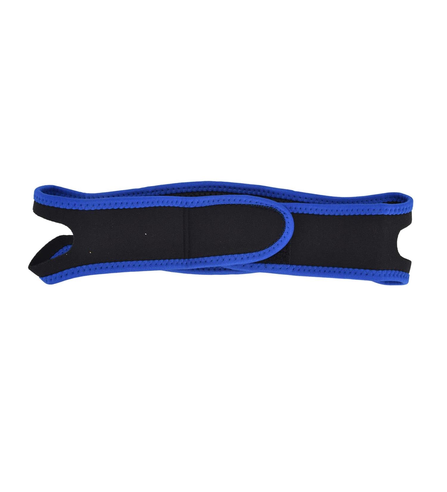 Adjustable Snoring Chin Strap for Men & Women - Comfortable Household Sleep Tool | Blue Black Nylon Headband - Buy Online on GoSupps.com