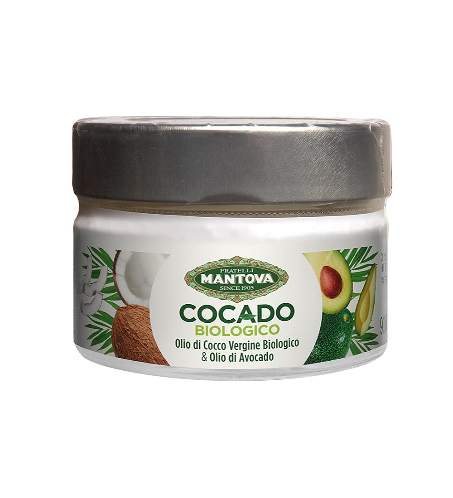 Organic virgin coconut oil and avocado oil - 90 ml - natural pure organic. Origin of certified organic farming - high quality Fratelli Mantova since 1905 - Buy Online on GoSupps.com