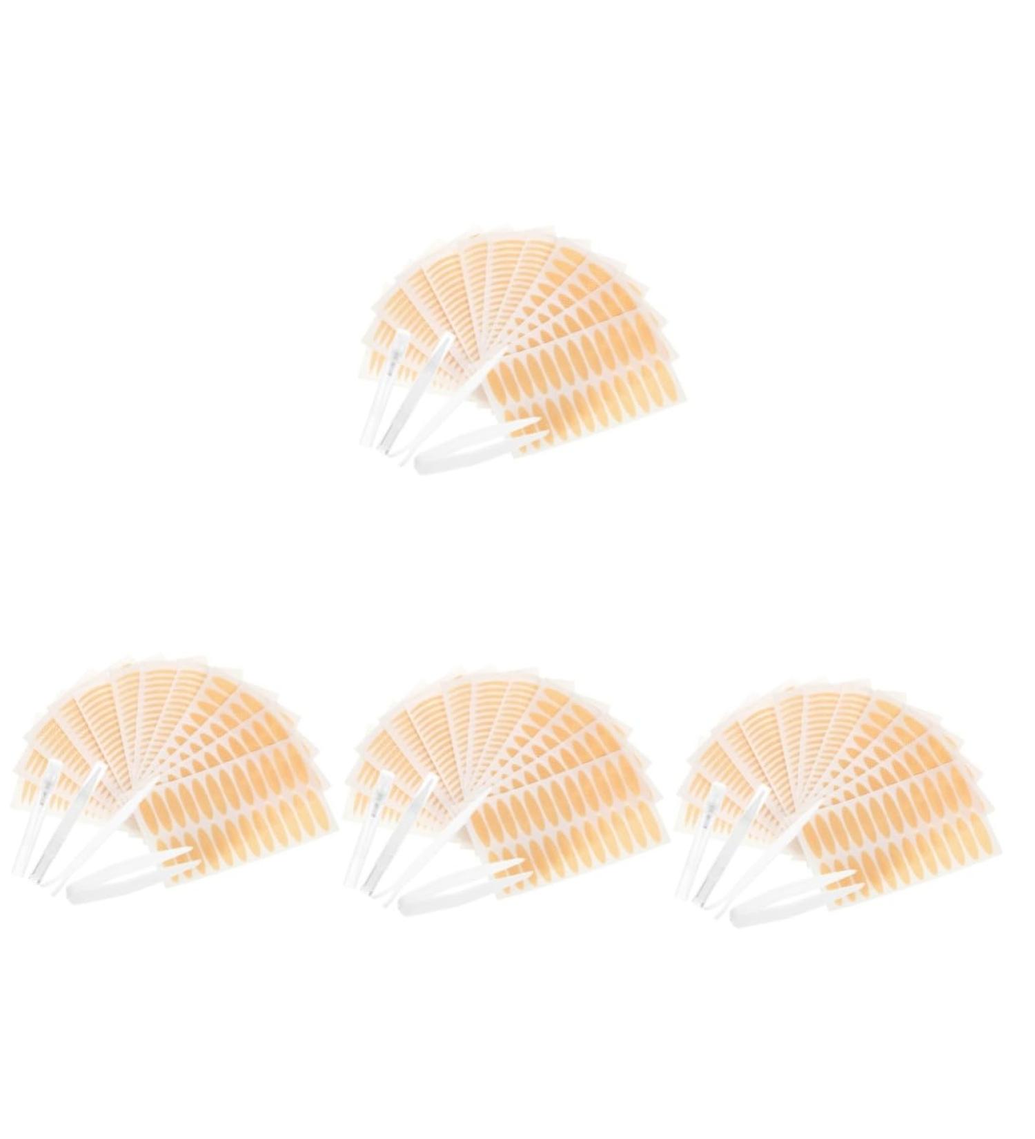 FRCOLOR 4 Sets Double Eyelid Sticker Set Girl Double Eyelid Traceless Eye Lift Strips Lifting Tape Eyeliner Tape Makeup Supplies Eyelid Strips Hooded Eyelid Lifter Plastic Slim Applique - Buy Online on GoSupps.com