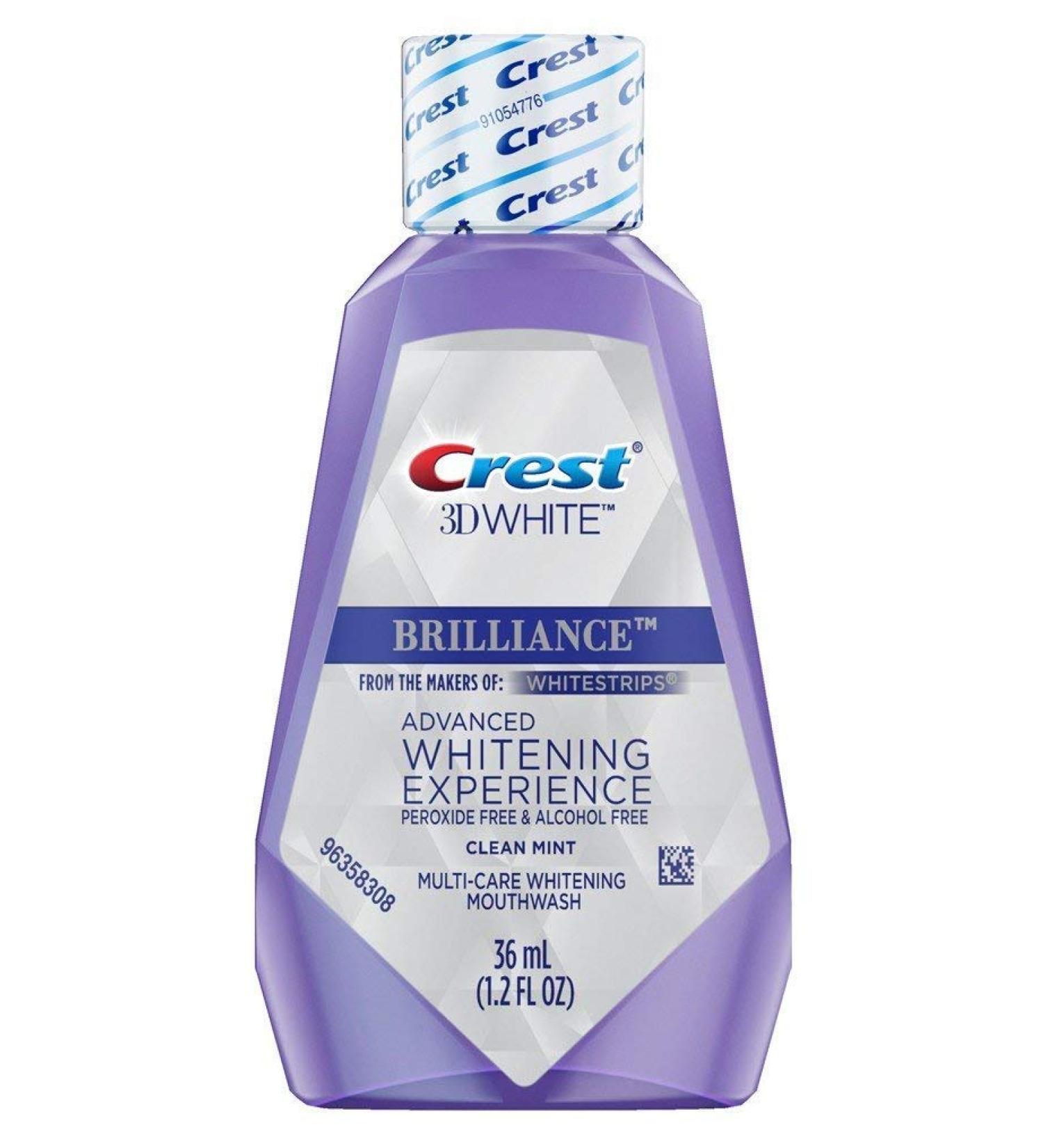 Crest Mouthwash Brilliance 1.2oz  1.2 Oz