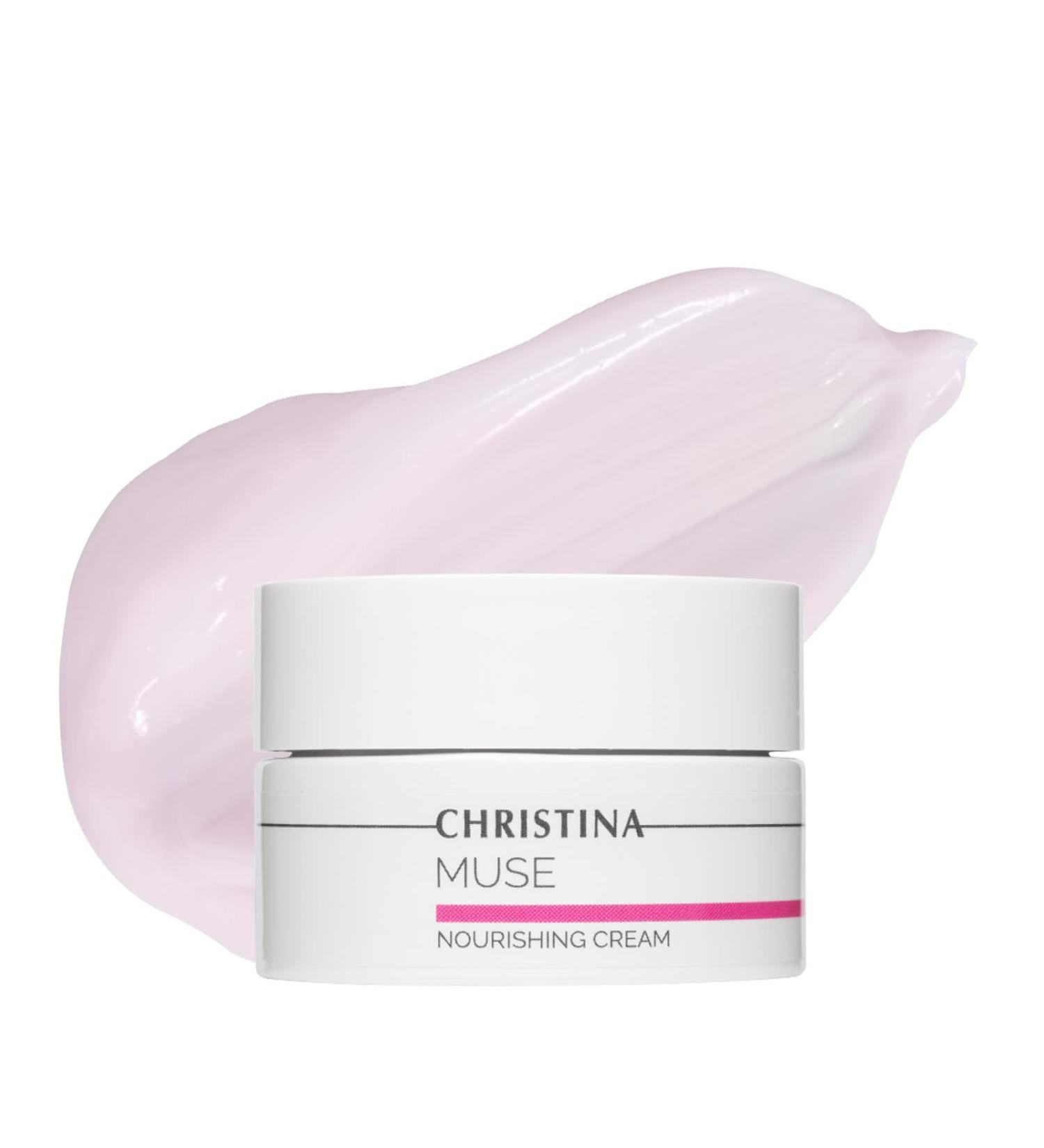 Buy CHRISTINA Muse Nourishing Cream 50ml with Vitamin E - Intensively Nourishing Face Moisturizer for Rejuvenation & Hydration | International Shipping Available - Buy Online on GoSupps.com