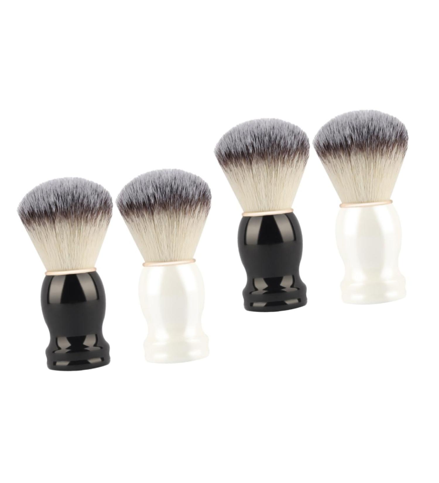Minkissy 4-Piece Manual Shaving Brush Set | Sustainable Male Razor Tools for Perfect Shaving | Ship Internationally - Buy Online on GoSupps.com