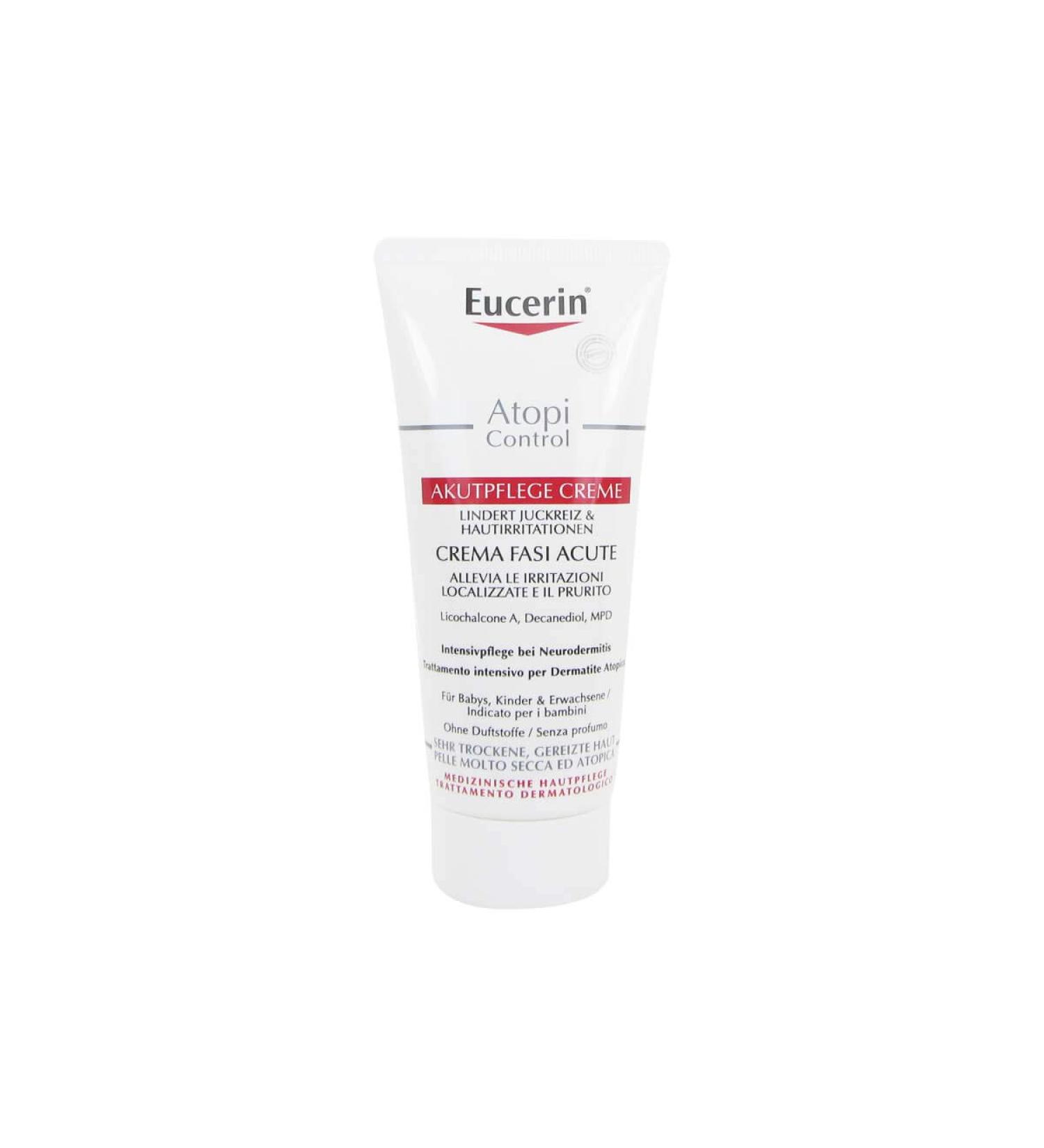Eucerin AtopiControl Acute Care Cream reduces itching and relieves redness and skin irritation 100 ml cream