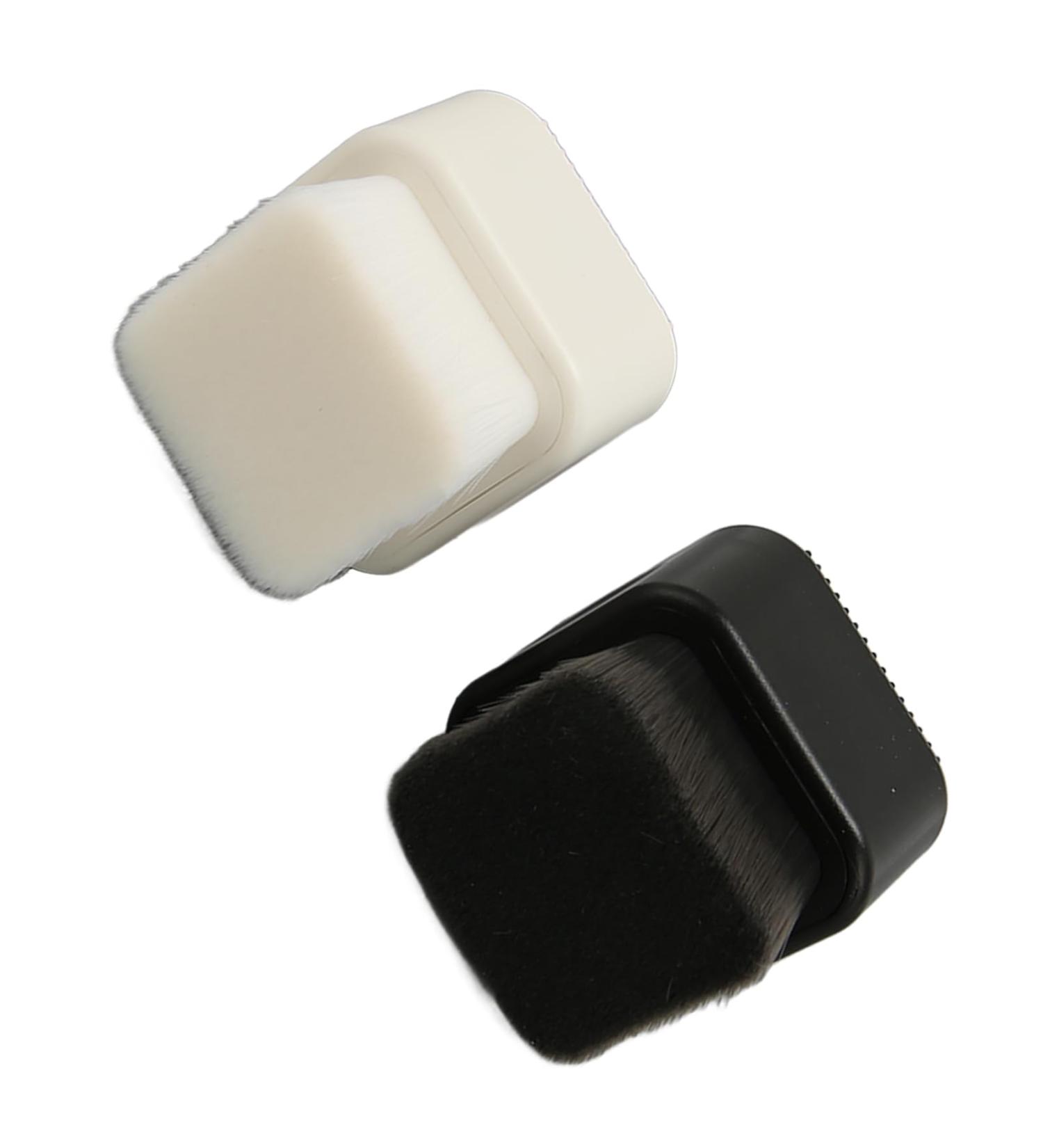 Soft Bristles Double Sided Face Scrubber for Dead Skin Removal Massage Exfoliating Facial Cleansing Brush - Buy Online on GoSupps.com