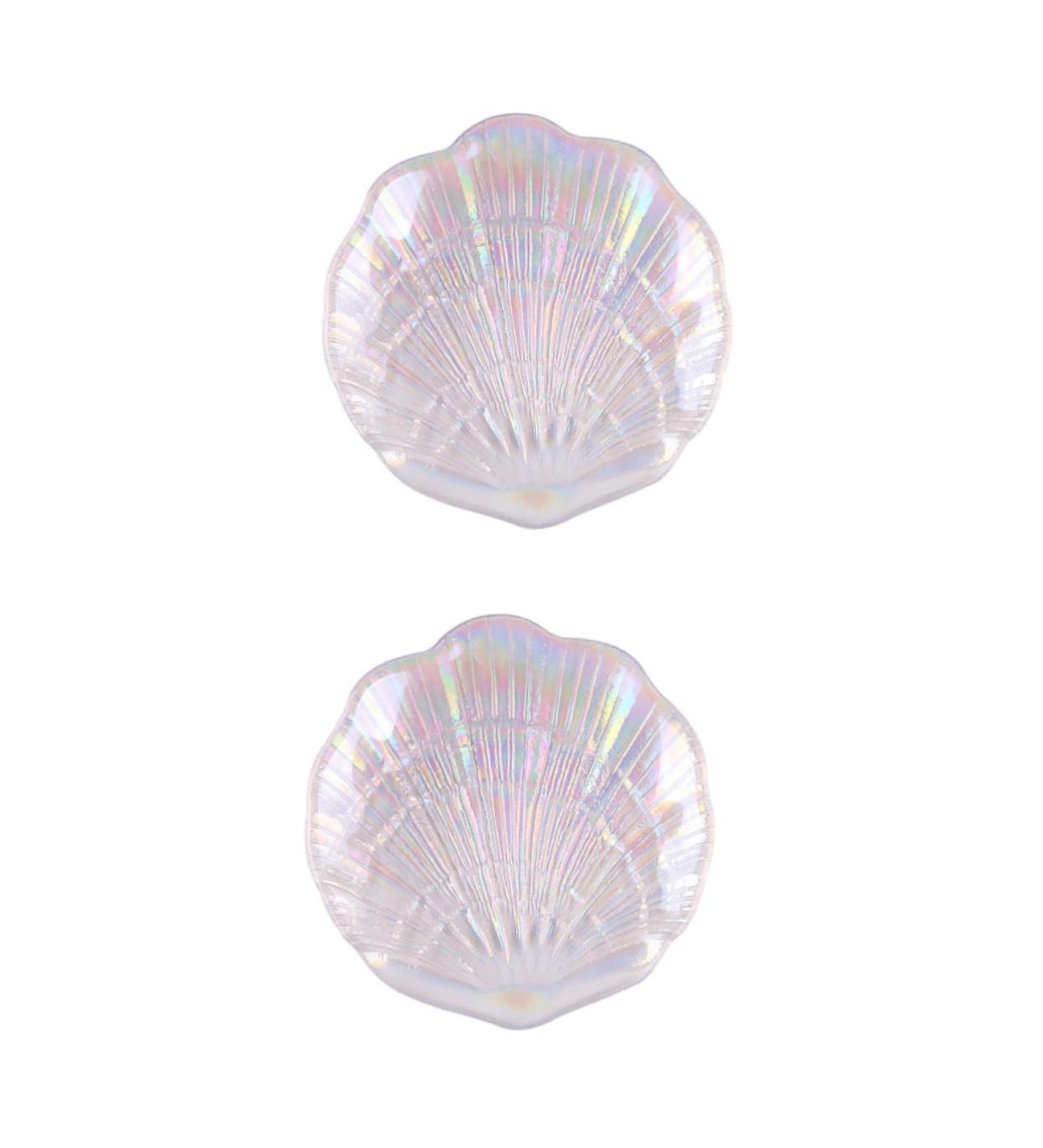 FOMIYES 2pcs Mermaid Party Decorations - Colorful Nail Gel Polish Mixing Palette & Display Holder - 13x13.9cm Gel Drawing Tray for Nail Art & Manicure - Buy Online on GoSupps.com