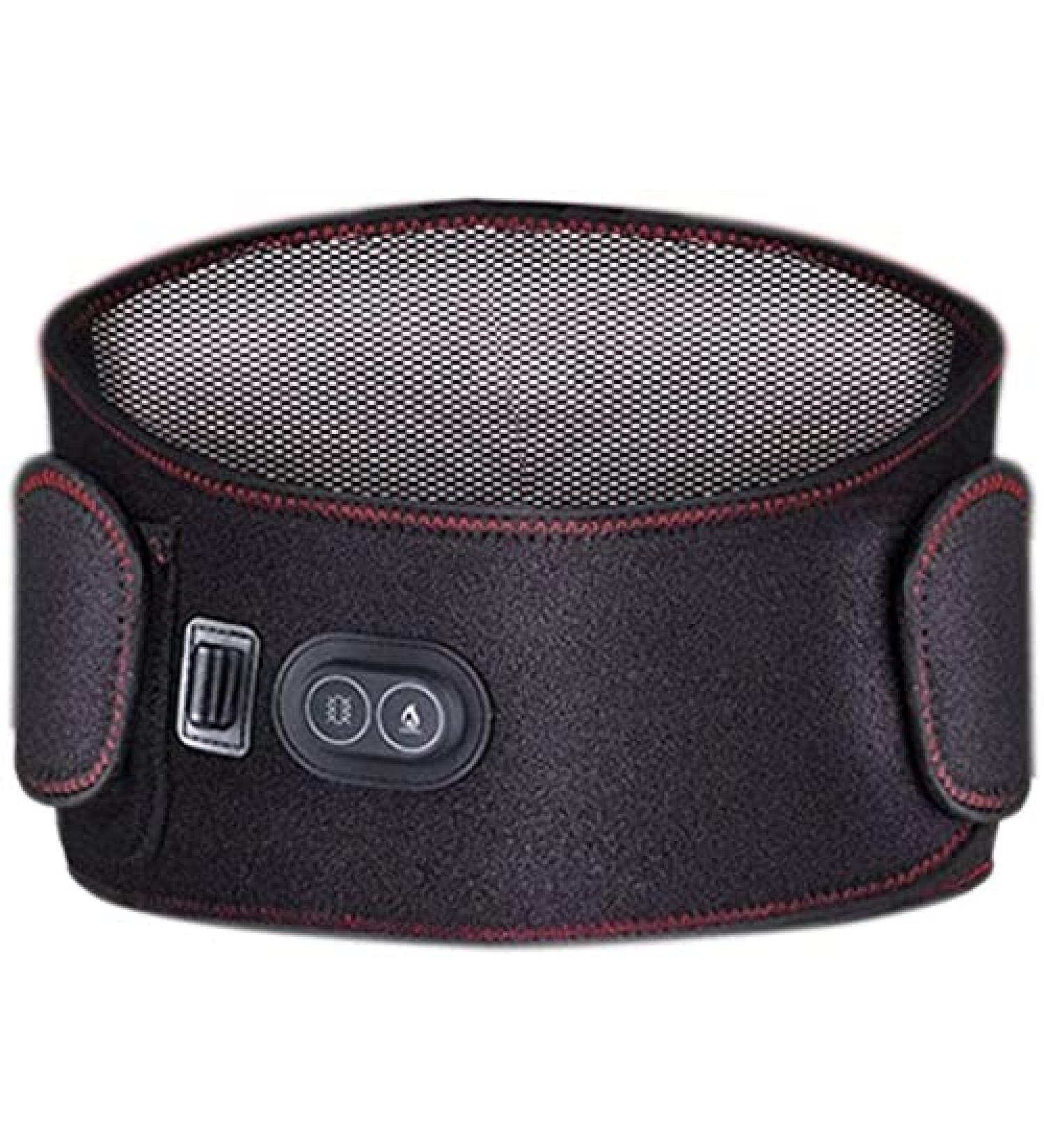 Buy Electrically Heated Waist Belt - Relieve Back Pain Sore Muscles & Improve Posture - Waist Massage Device (Black) - Buy Online on GoSupps.com