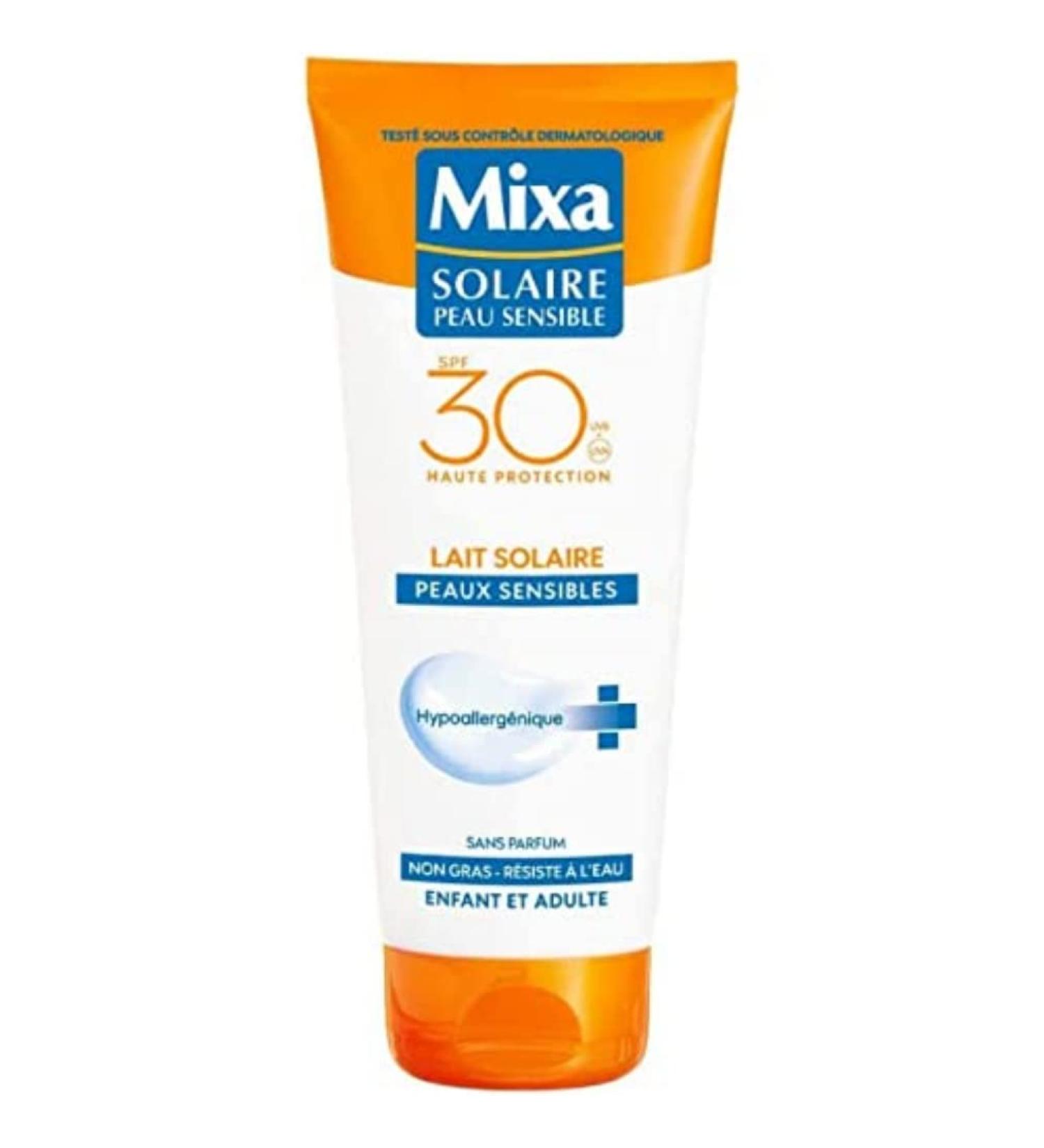 Mixa Solar Sensitive Skin - Optimal Tolerance Sun Lotion SPF 30 - 200 ml - Buy Online on GoSupps.com