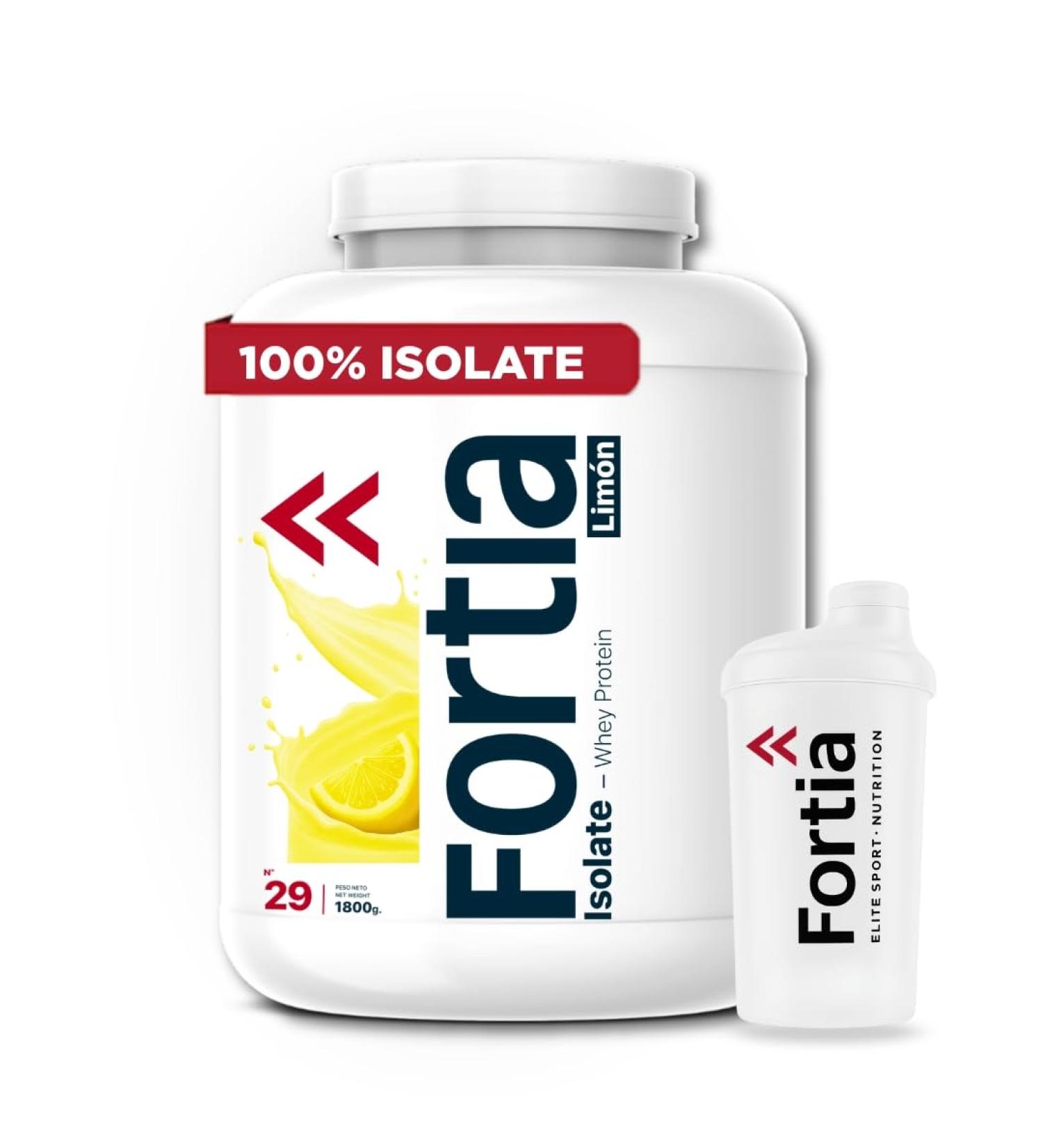  FORTIA INERSIS Fortia 100% Protein Isolate + Shaker Included | 1.8 kg Protein Isolate | Whey Protein Isolate - Protein for Muscle Mass | Premium Protein Isolate | 100% Protein Isolate for - Buy Online on GoSupps.com